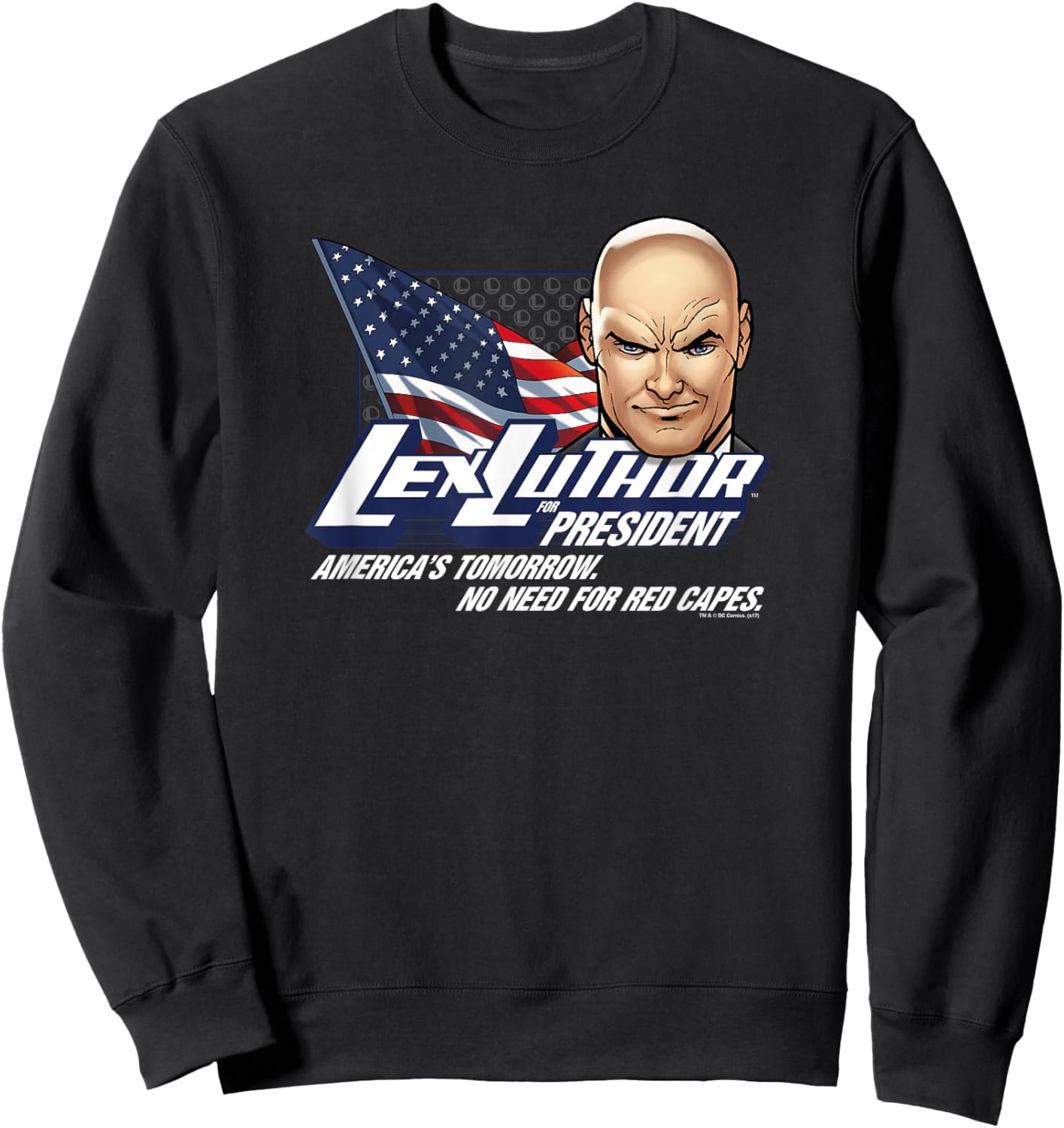 Superman Lex Luthor for President Sweatshirt - Sweatshirt | Black