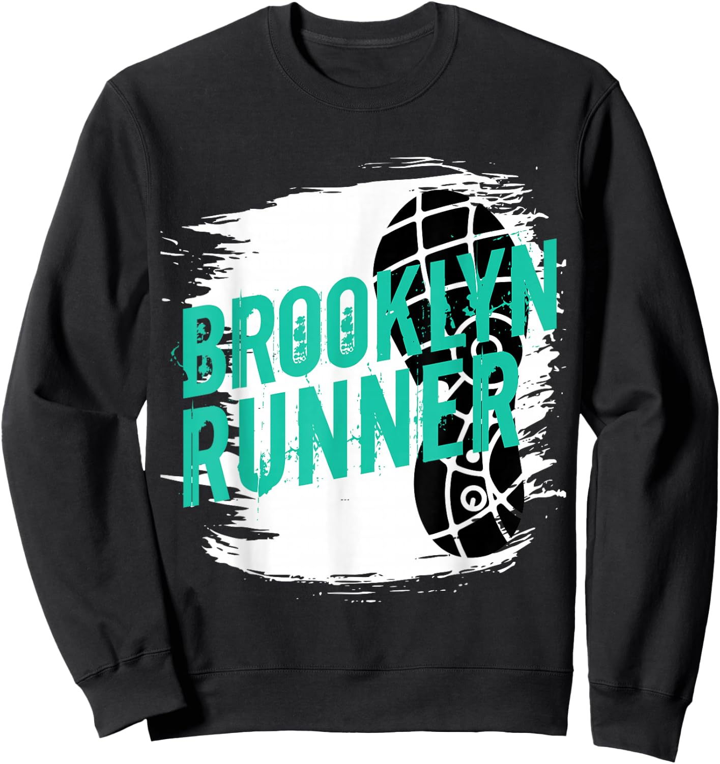 Brooklyn Runner Half Marathon 5k Running Race Gift New York Sweatshirt - Sweatshirt | Black