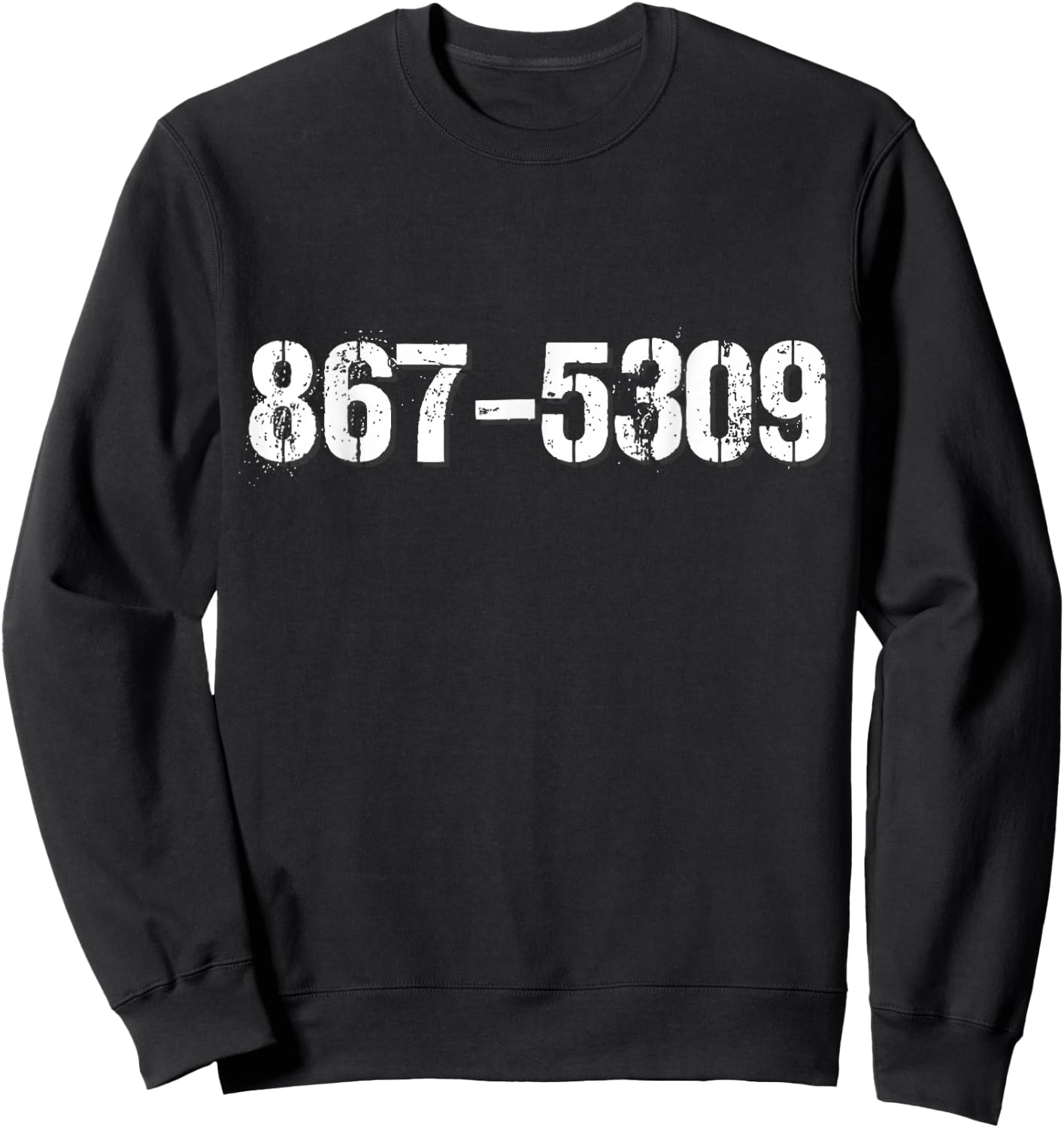 8675309 Sweatshirt - Sweatshirt | Black