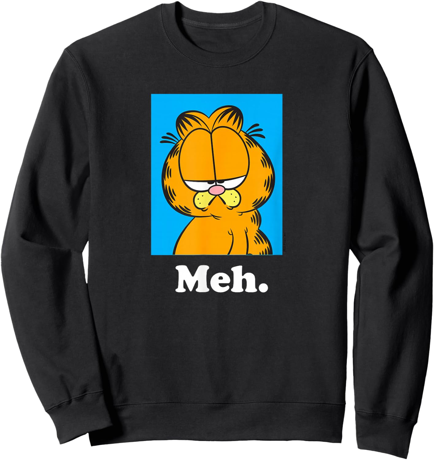 Garfield - Meh Sweatshirt - Sweatshirt | Black
