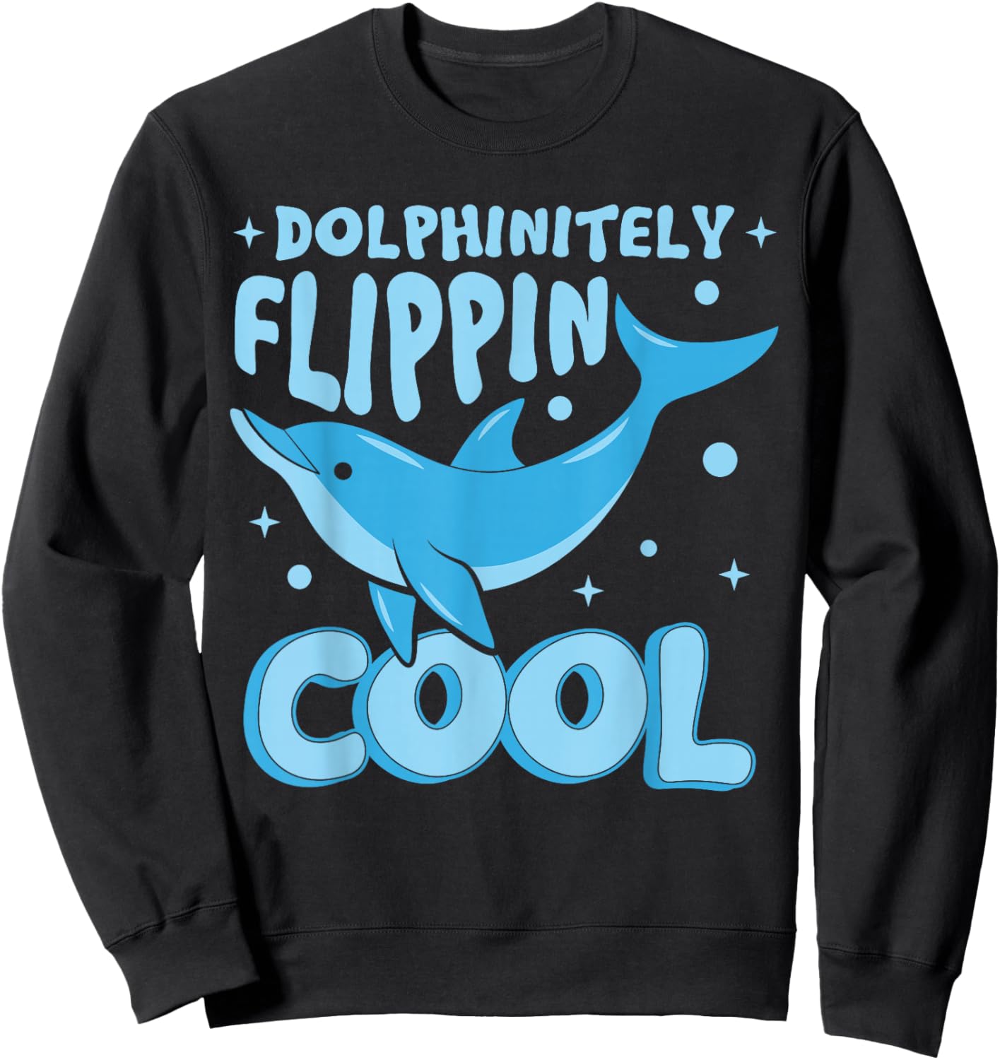 Cute Dolphin Costume Sweatshirt - Sweatshirt | Black