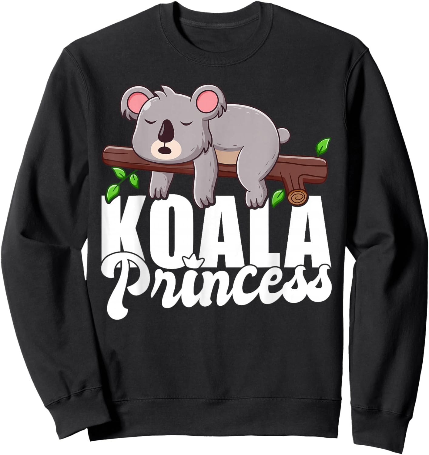 Koala Princess Koala Sweatshirt - Sweatshirt | Black