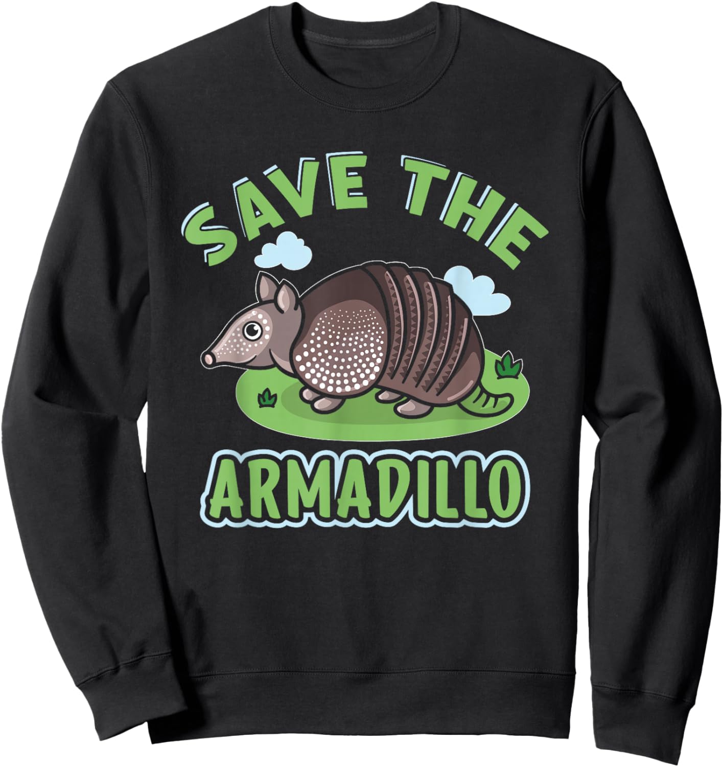 Save The Armadillo Sweatshirt - Sweatshirt | Black