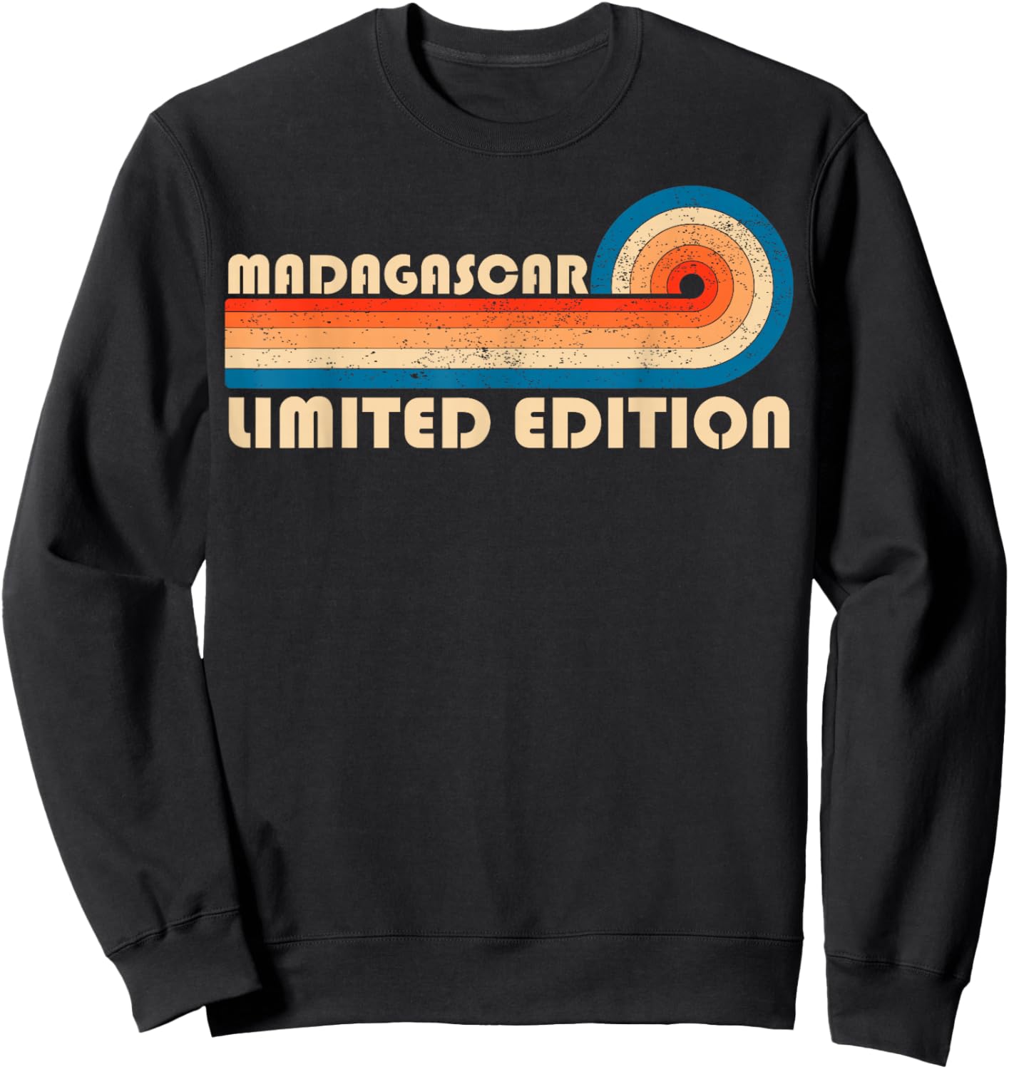 MADAGASCAR Country Travel Vacation Souvenir Sweatshirt - Sweatshirt | Black