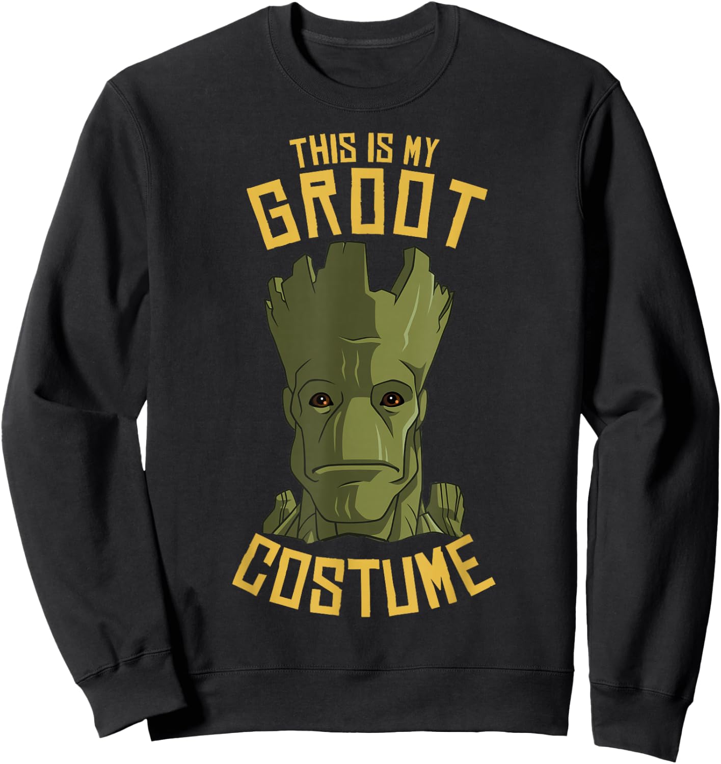 Marvel Guardians of The Galaxy Groot Costume Halloween Sweatshirt - Sweatshirt | Black