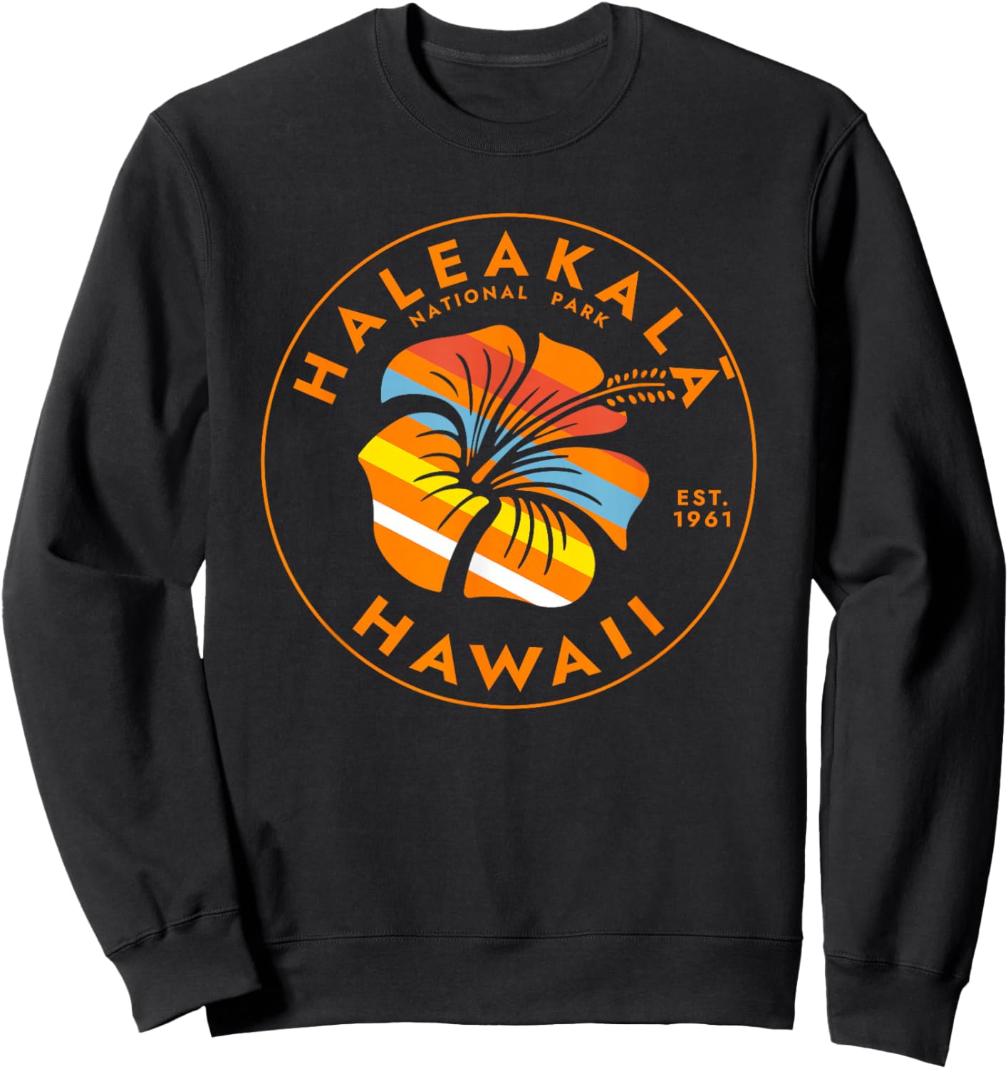 Haleakala National Park Hawaii USA Vacation Souvenir Sweatshirt - Sweatshirt | Black