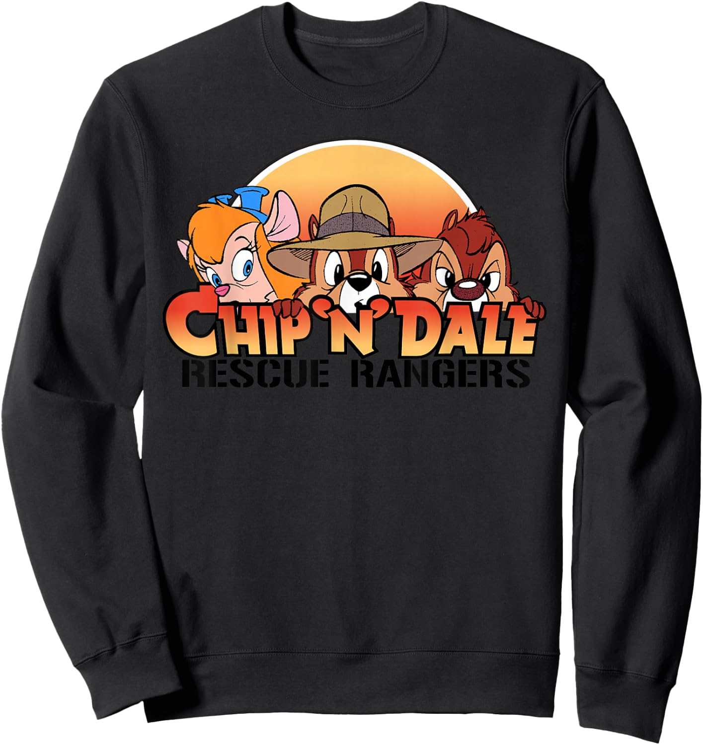 Disney - Rescue Ranger Comic Squad Sweatshirt - Sweatshirt | Black