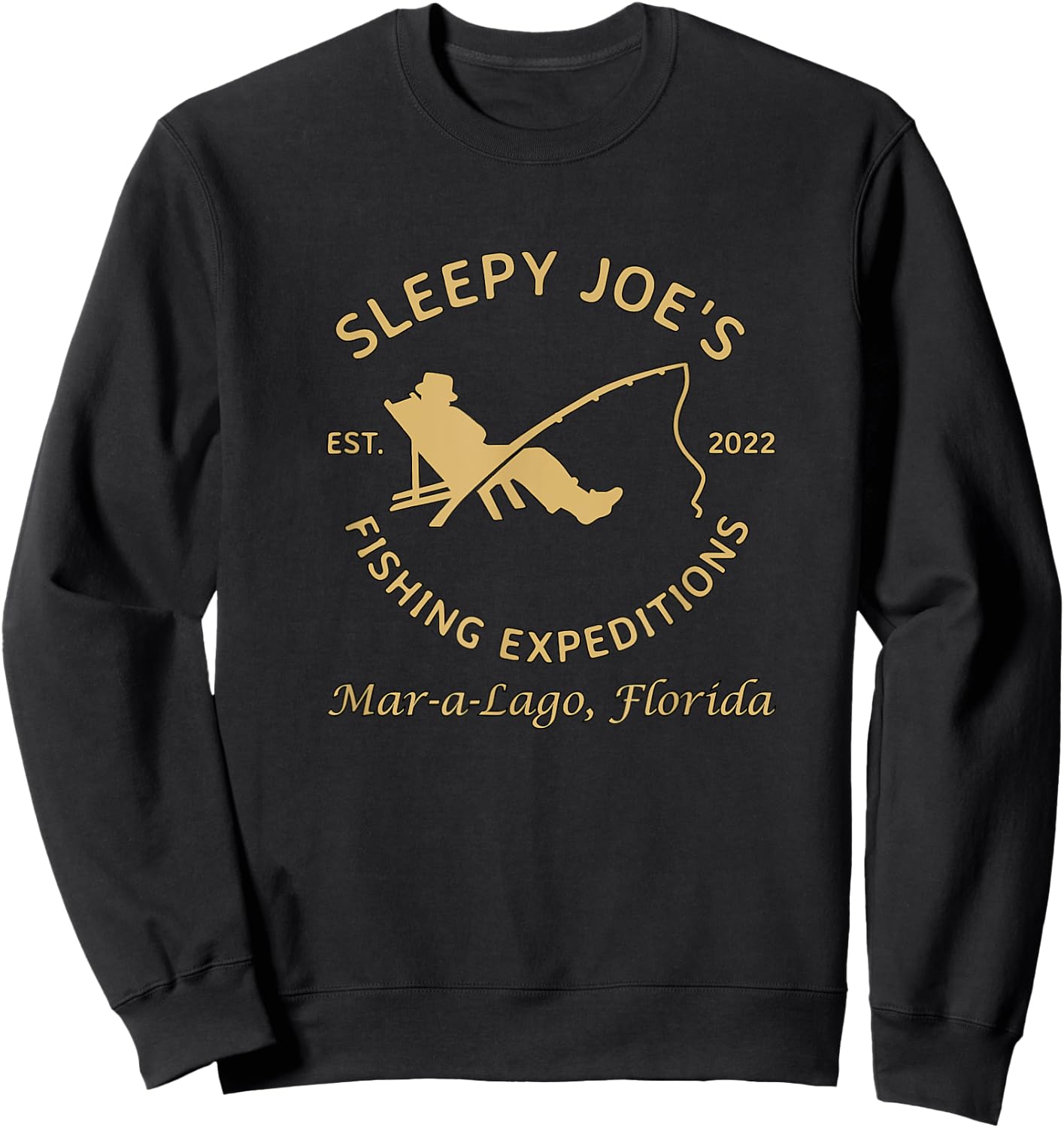 Sleepy Joe's Fishing Expeditions Mar-a-Lago, Florida Sweatshirt - Sweatshirt | Black