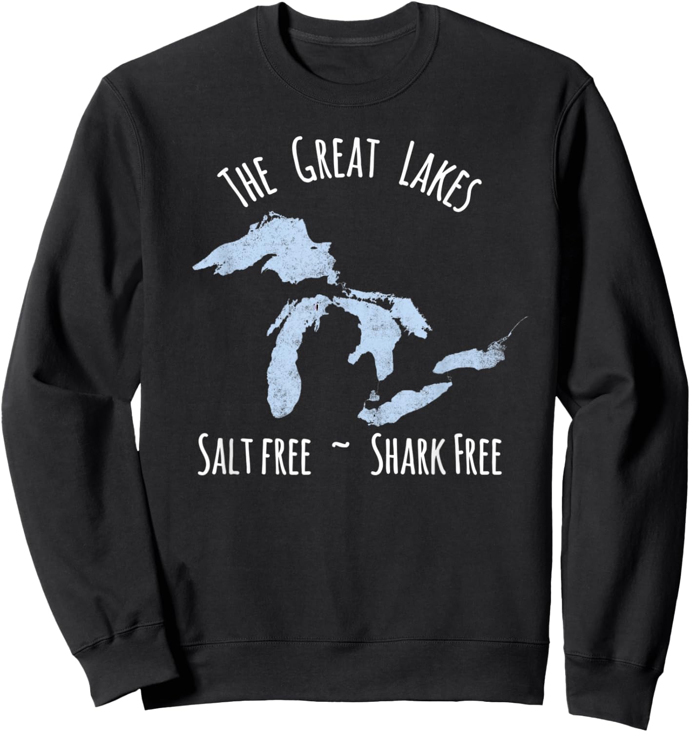 Salt Free Shark free Sweatshirt - Sweatshirt | Black