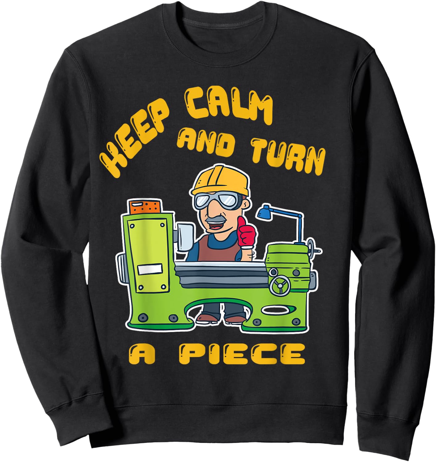 Metal Lathe | Milling Machine Shirt Sweatshirt - Sweatshirt | Black