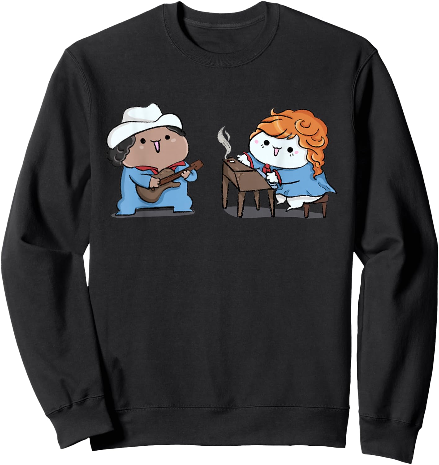 Die with a cat smile Sweatshirt - Sweatshirt | Black