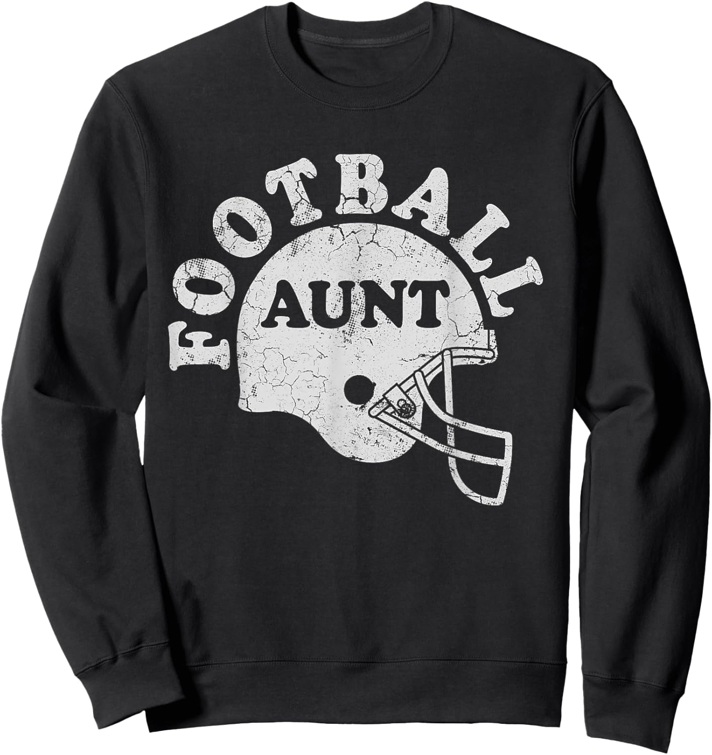 Football Aunt Sports Family Sweatshirt - Sweatshirt | Black