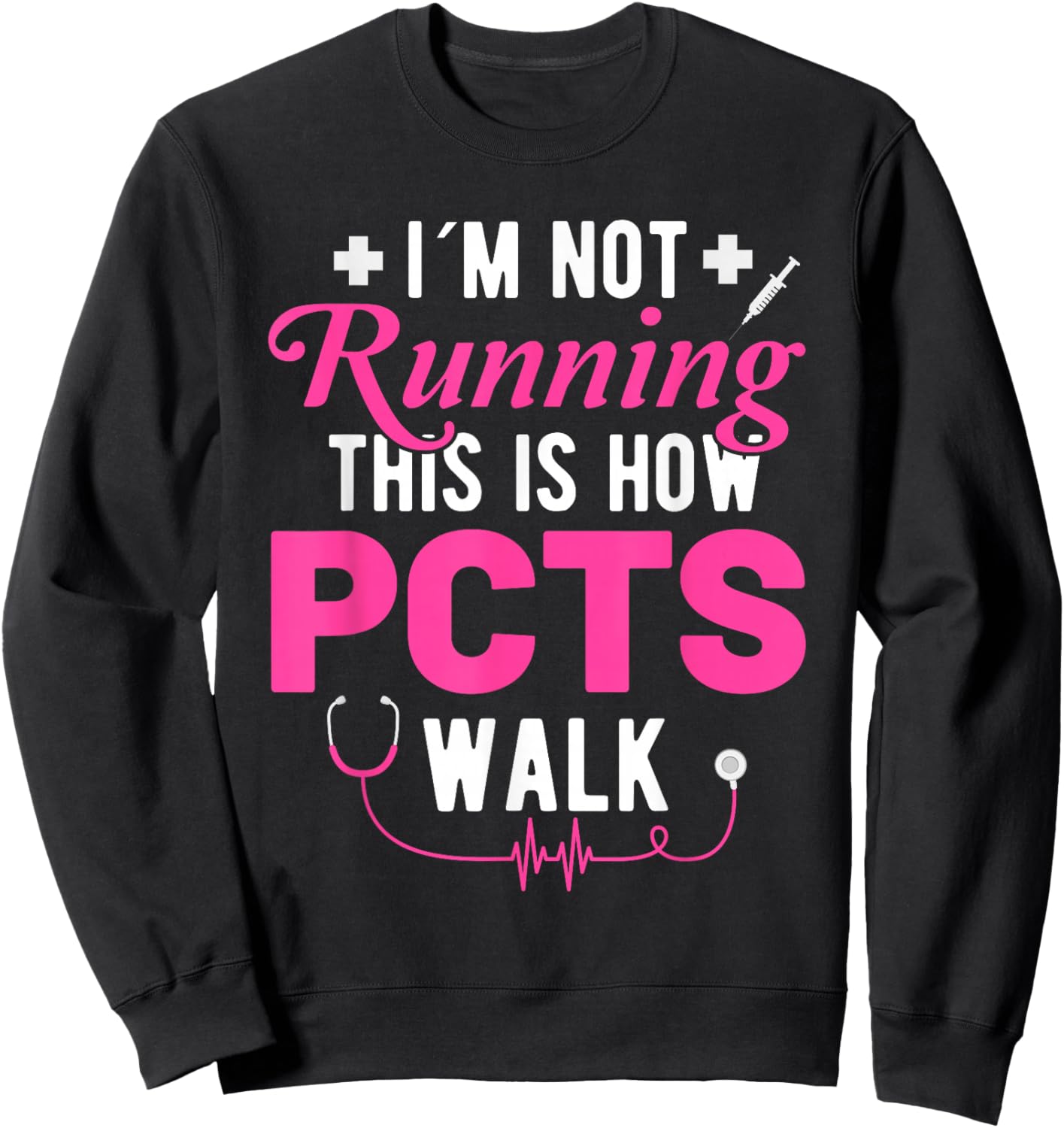 Patient Care Technician Supplies Appreciation Care Tech PCT Sweatshirt - Sweatshirt | Black