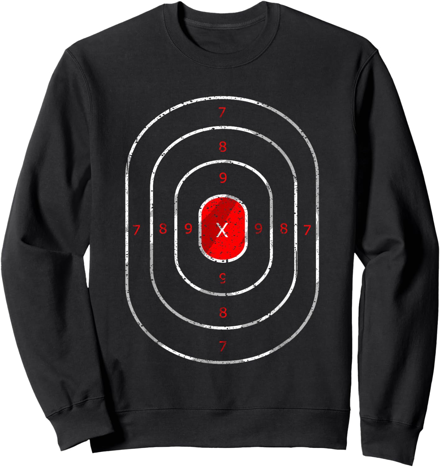 Cool Shooting Range Target | Funny Marksman Gun Lover Gift Sweatshirt - Sweatshirt | Black