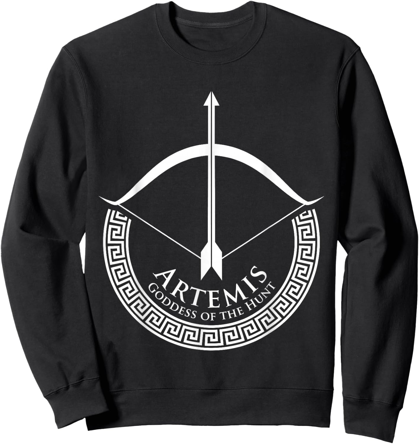Artemis Goddess Of The Hunt Greek Mythology Hunting Hunter Sweatshirt - Sweatshirt | Black