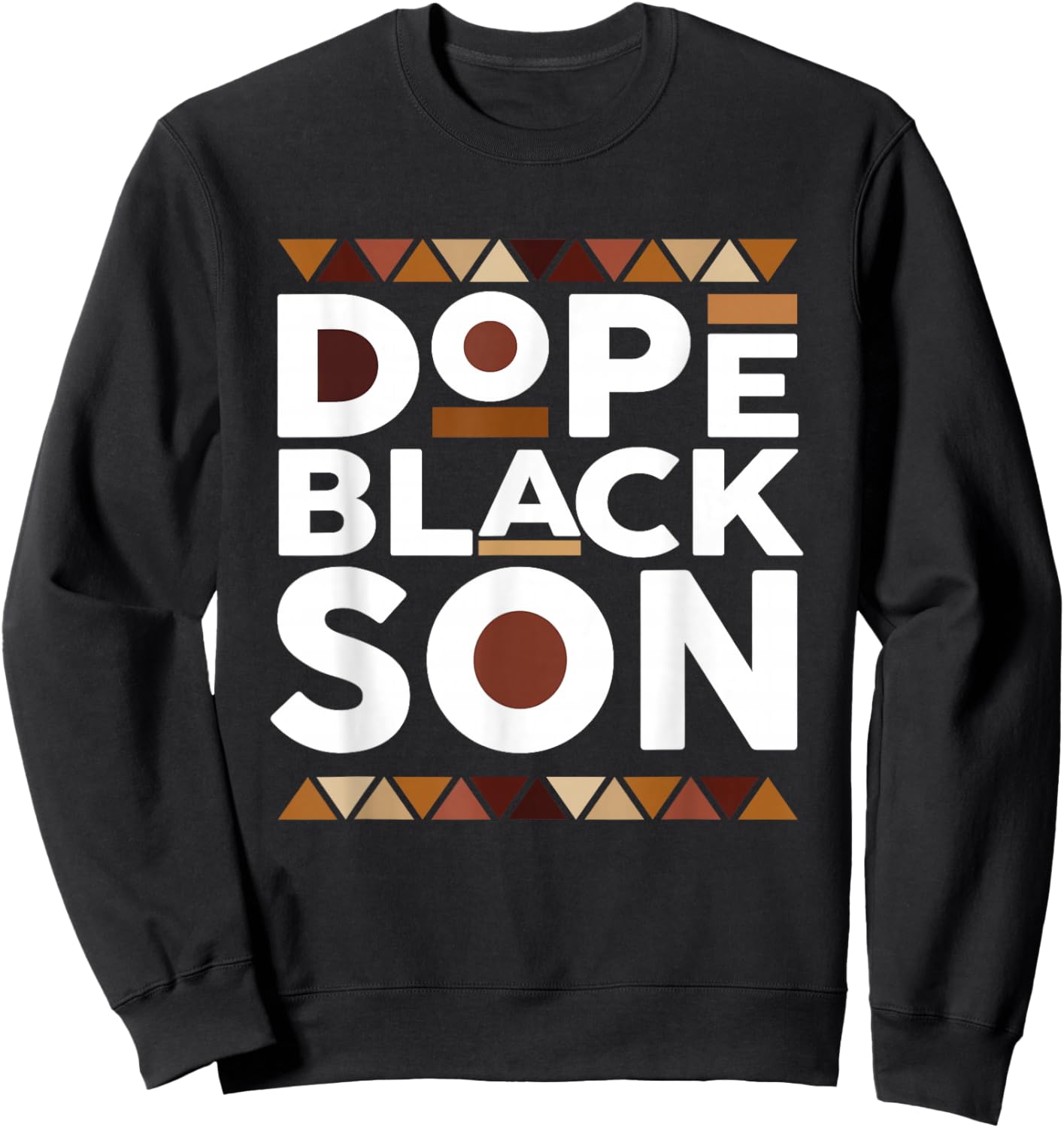 Black History Month Family Matching Melanin Dope Black Son Sweatshirt - Sweatshirt | Black