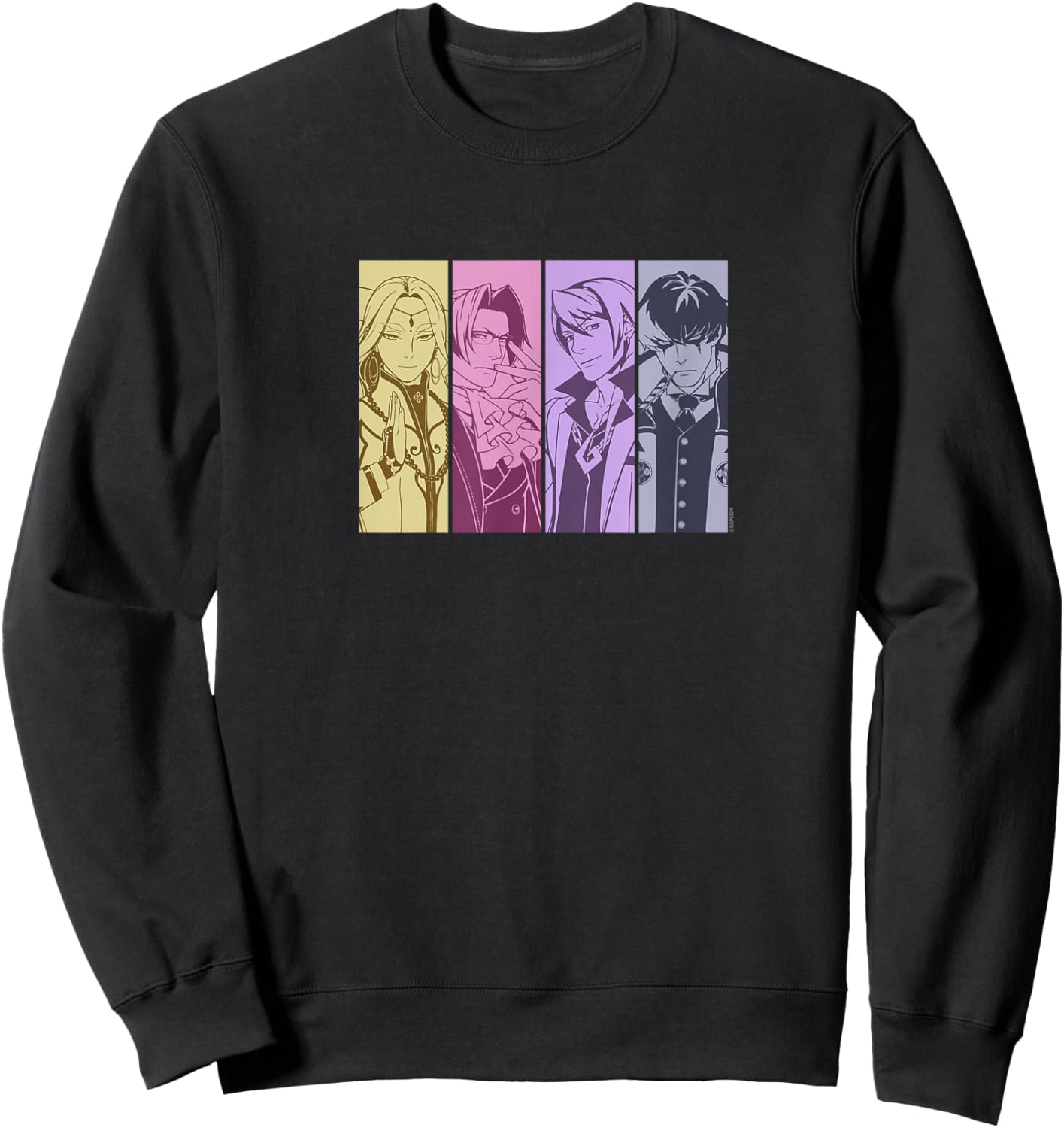 Capcom Apollo Justice: Ace Attorney , Erwachsene, Fans of animated content, young adults, teenagers, Kurzarm, , Schwarz, S Sweatshirt - Sweatshirt | Black