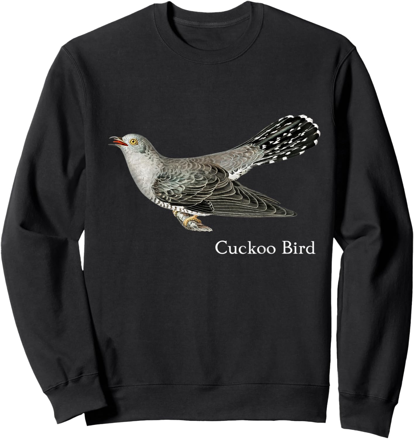 Cuckoo Bird Shirt Ornithology Bird Sweatshirt - Sweatshirt | Black