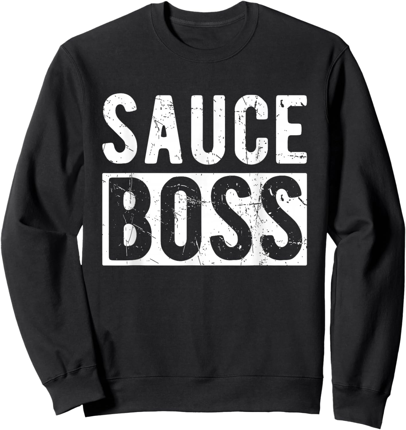 Sauce BOSS Culinary Sauce Enthusiast Restaurant Chef Boss Sweatshirt - Sweatshirt | Black