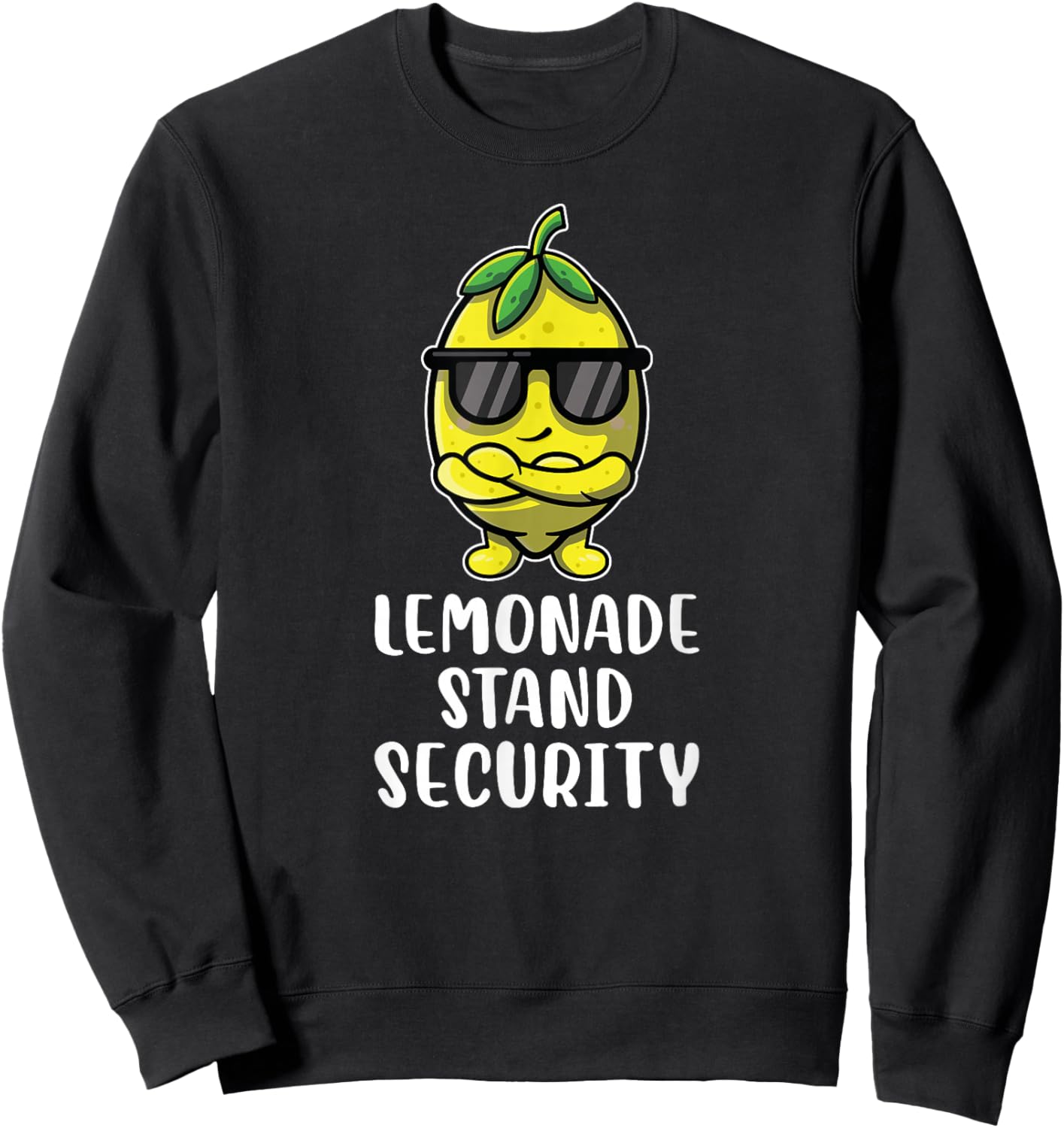 Lemonade Stand Security Lemonade Crew Lemon Juice Sweatshirt - Sweatshirt | Black