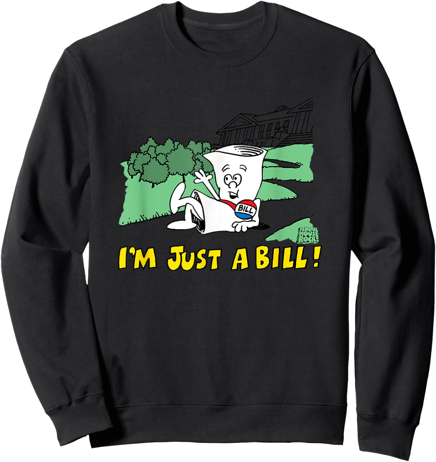 Ripple Junction x Schoolhouse Rock Just A Bill Sweatshirt - Sweatshirt | Black