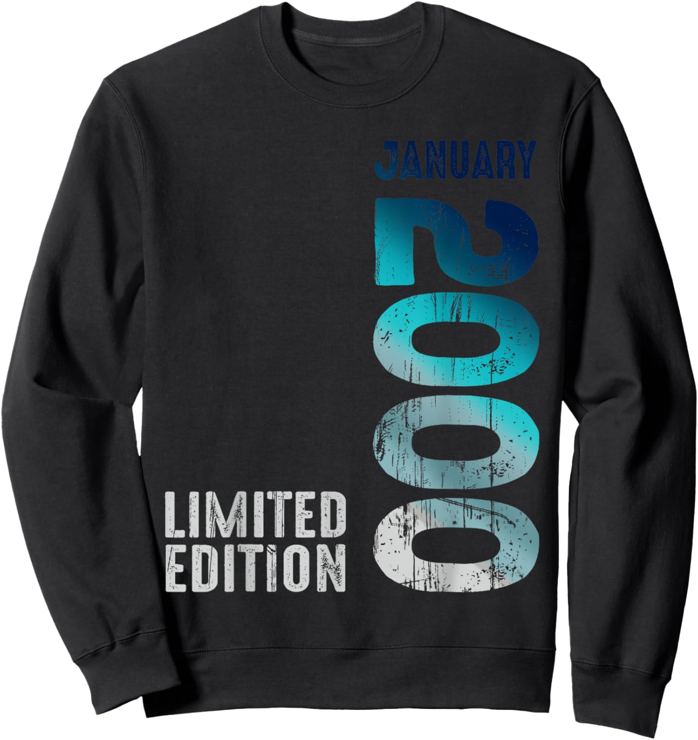 January 2000 Year 2000 Retro 2000 Vintage Limited Edition Sweatshirt - Sweatshirt | Black
