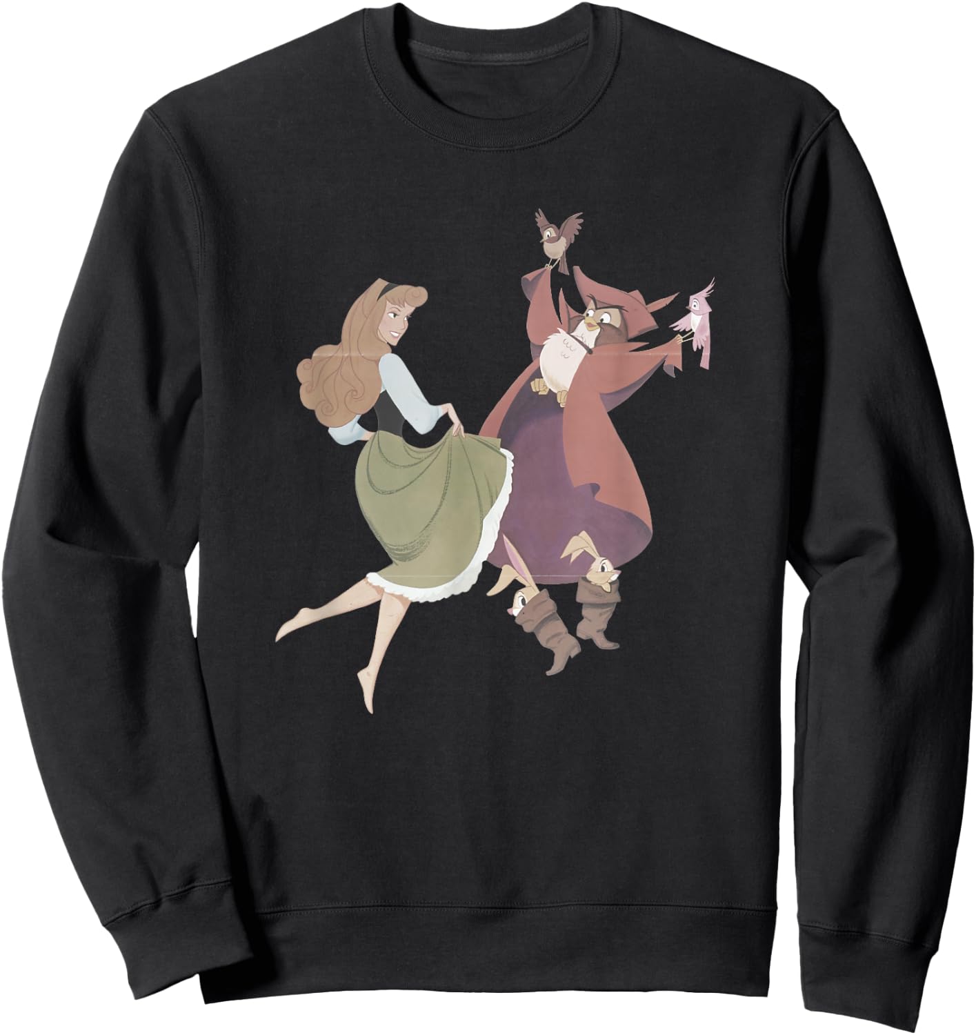 Disney Sleeping Beauty Briar Rose Dancing Sweatshirt - Sweatshirt | Black