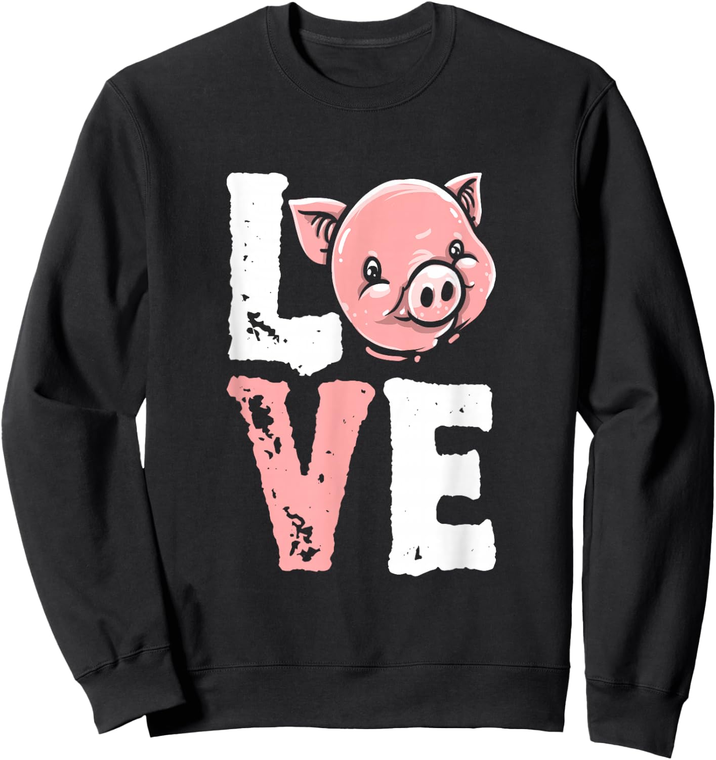 Pig Farm - Animal Piglet Farming Farmer Love Pig Sweatshirt - Sweatshirt | Black