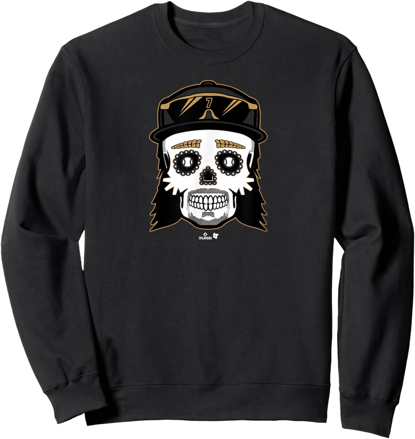 Corbin Carroll - Sugar Skull - Arizona Baseball Sweatshirt - Sweatshirt | Black