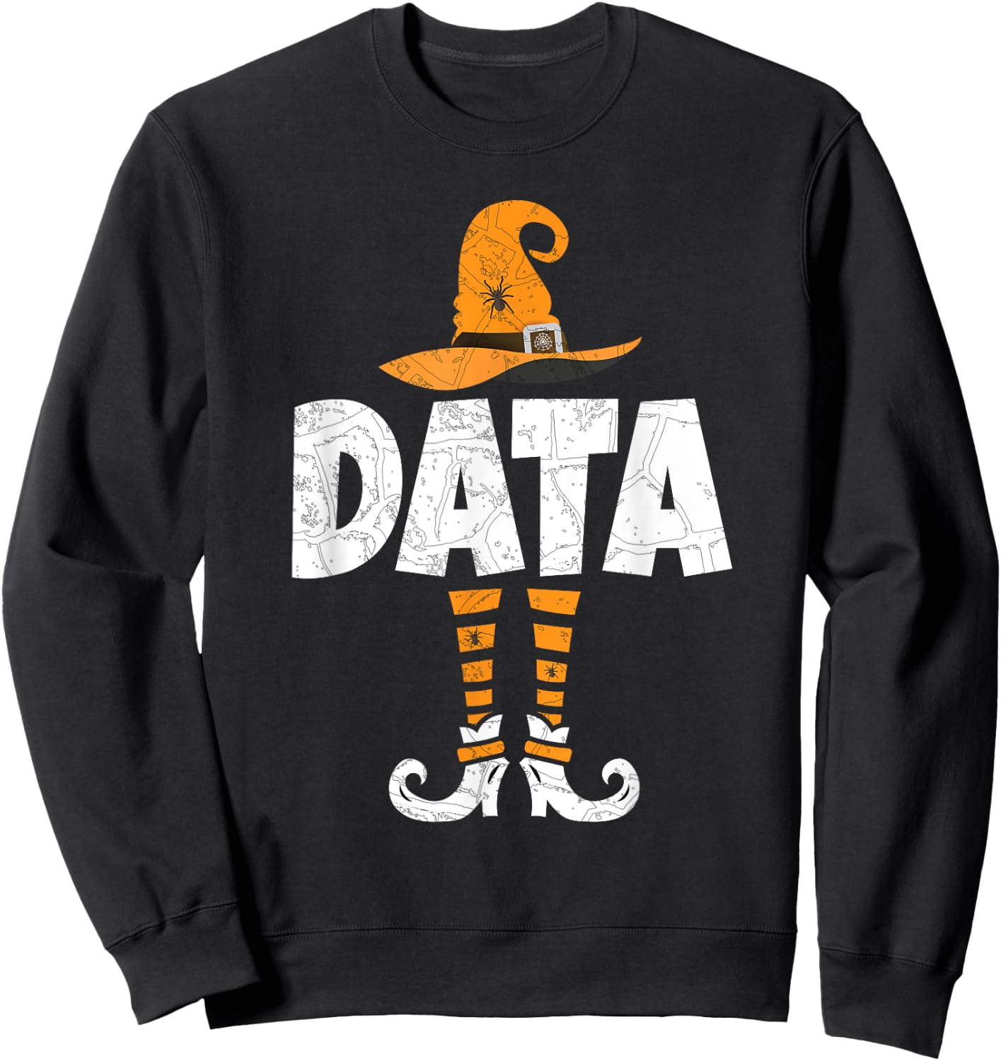 Data Analyst Statistics Scientist Halloween Themed Sweatshirt - Sweatshirt | Black