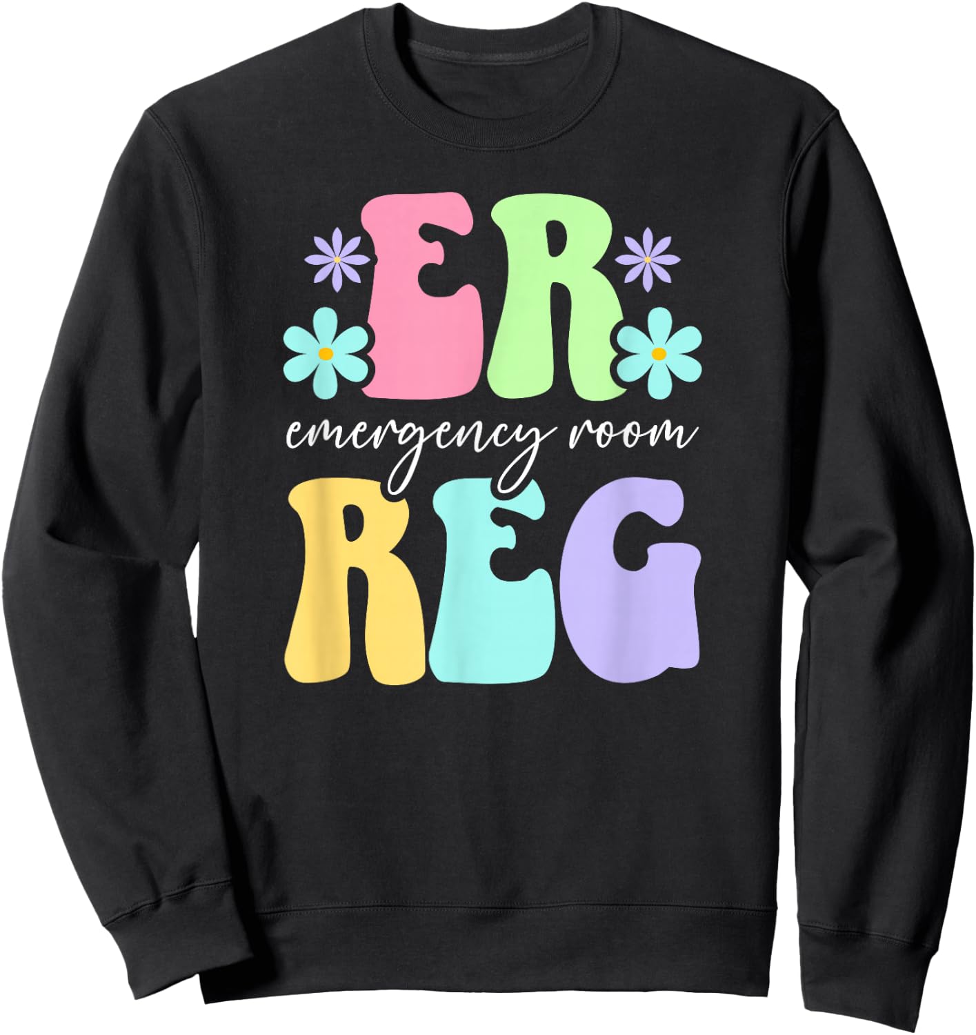 ER Reg Patient Registration Appreciation Patient Registrar Sweatshirt - Sweatshirt | Black