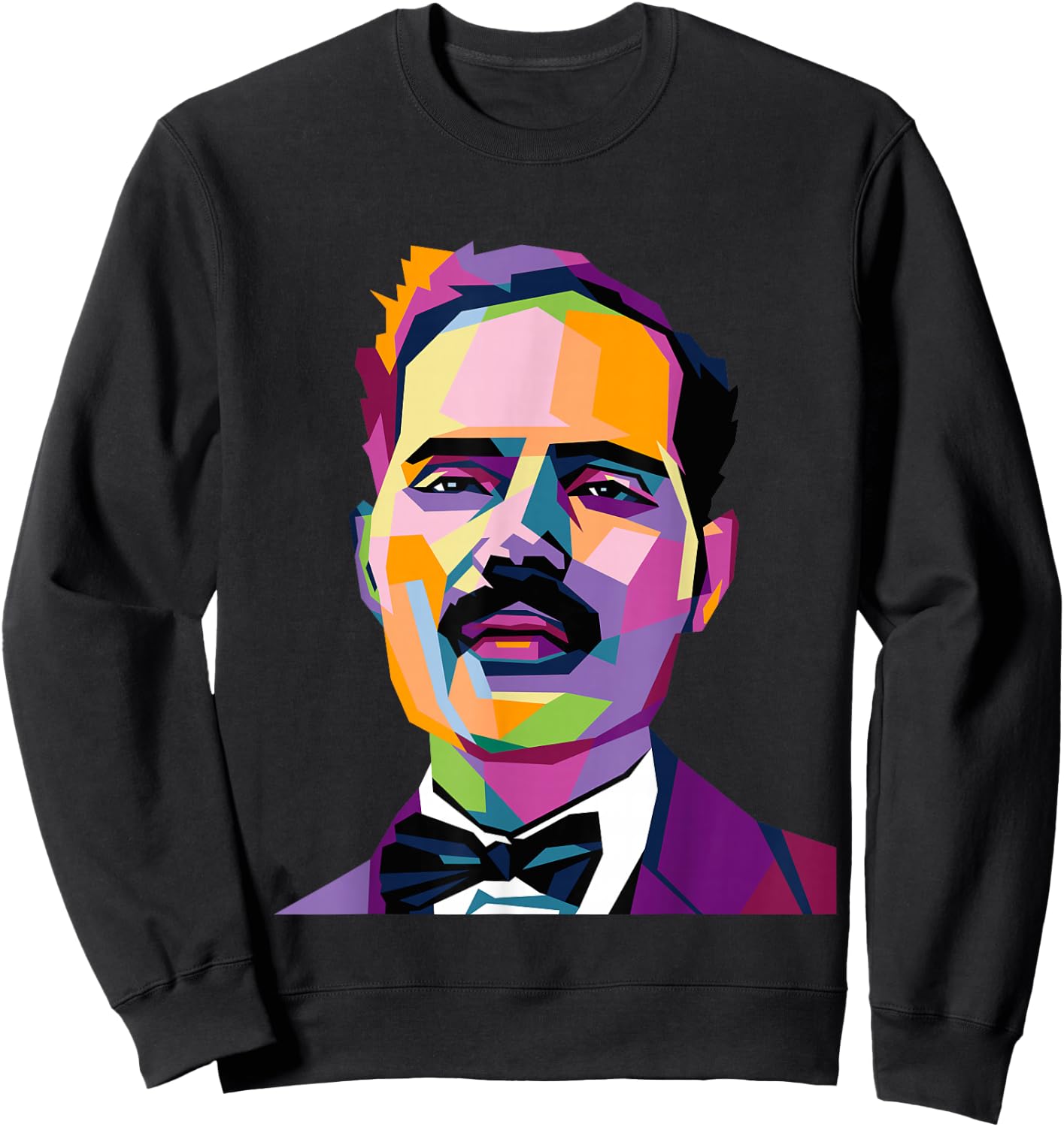 Pedro Albizu Campos Puerto Rico History Resiste Pop Art Sweatshirt - Sweatshirt | Black