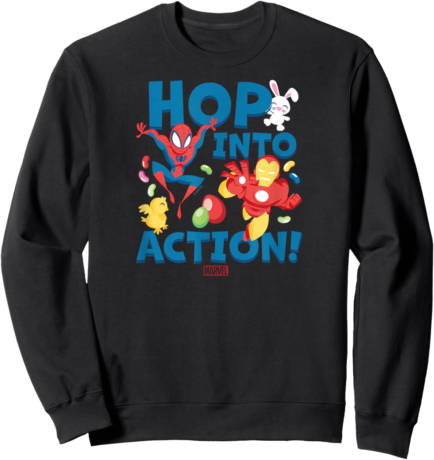 Marvel - Hop Into Action Easter Sweatshirt - Sweatshirt | Black