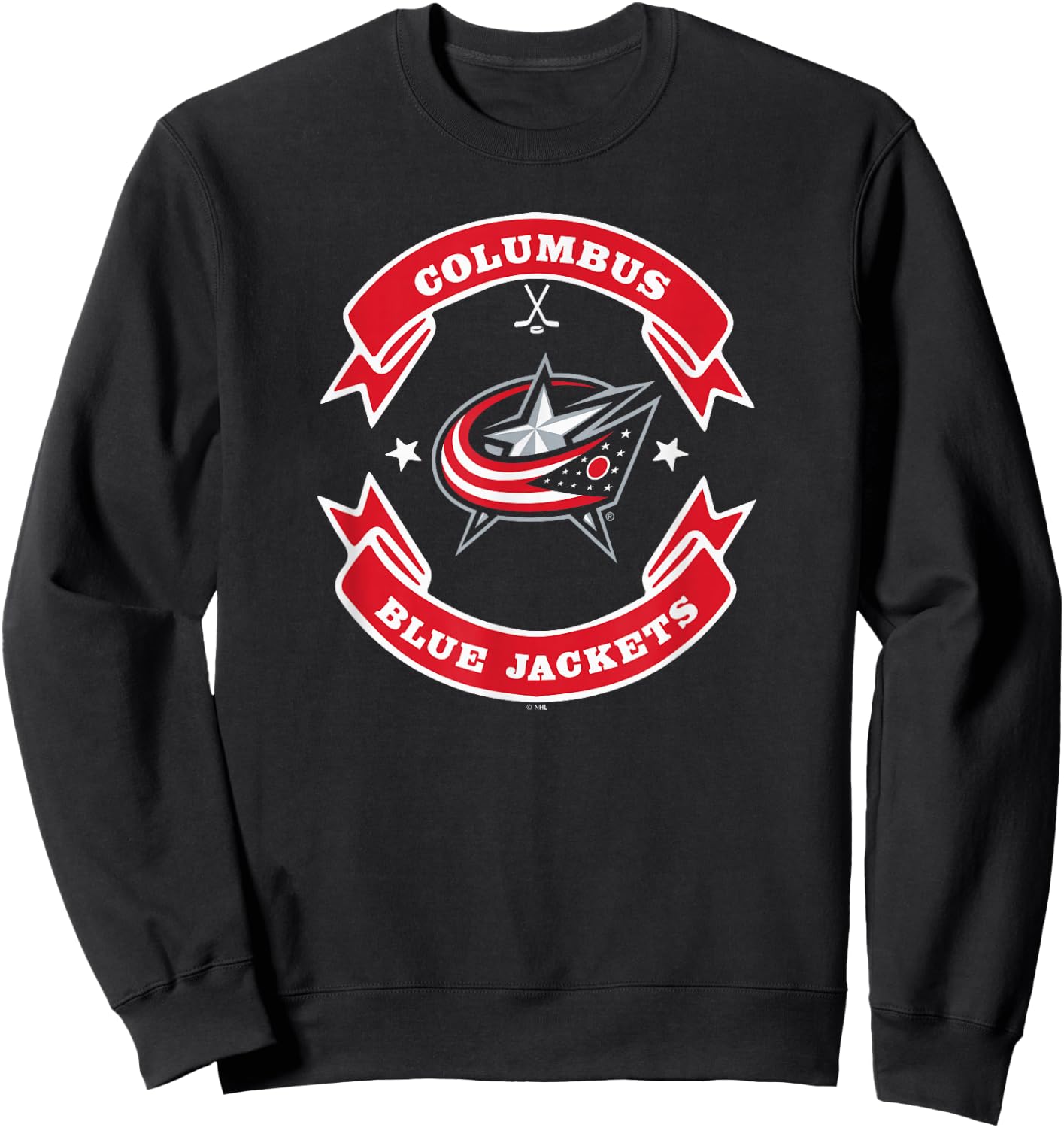 Columbus Blue Jackets Blaze Navy Officially Licensed Sweatshirt - Sweatshirt | Black