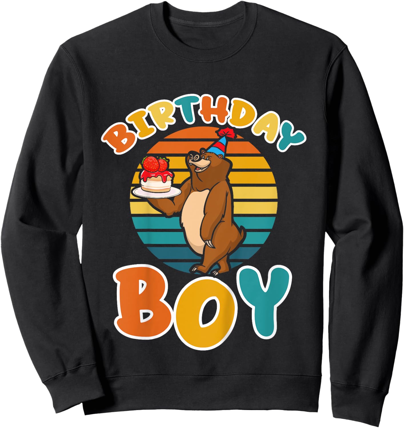 Kids Birthday Boy Lemming Outfit for Gamers and Animal Lovers Sweatshirt - Sweatshirt | Black