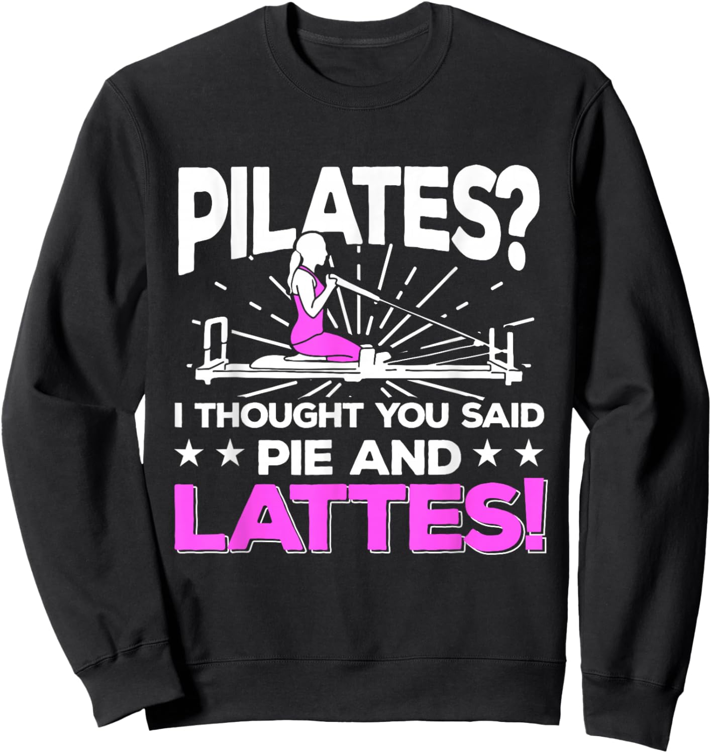 Pilates Lover Instructor Wellness Female Workout Women Sweatshirt - Sweatshirt | Black