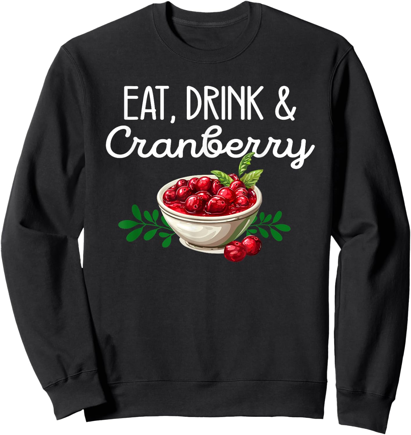 Adults, -Kids Red Small Classic Fit Modern Classic Thanksgiving Party Sweatshirt - Sweatshirt | Black