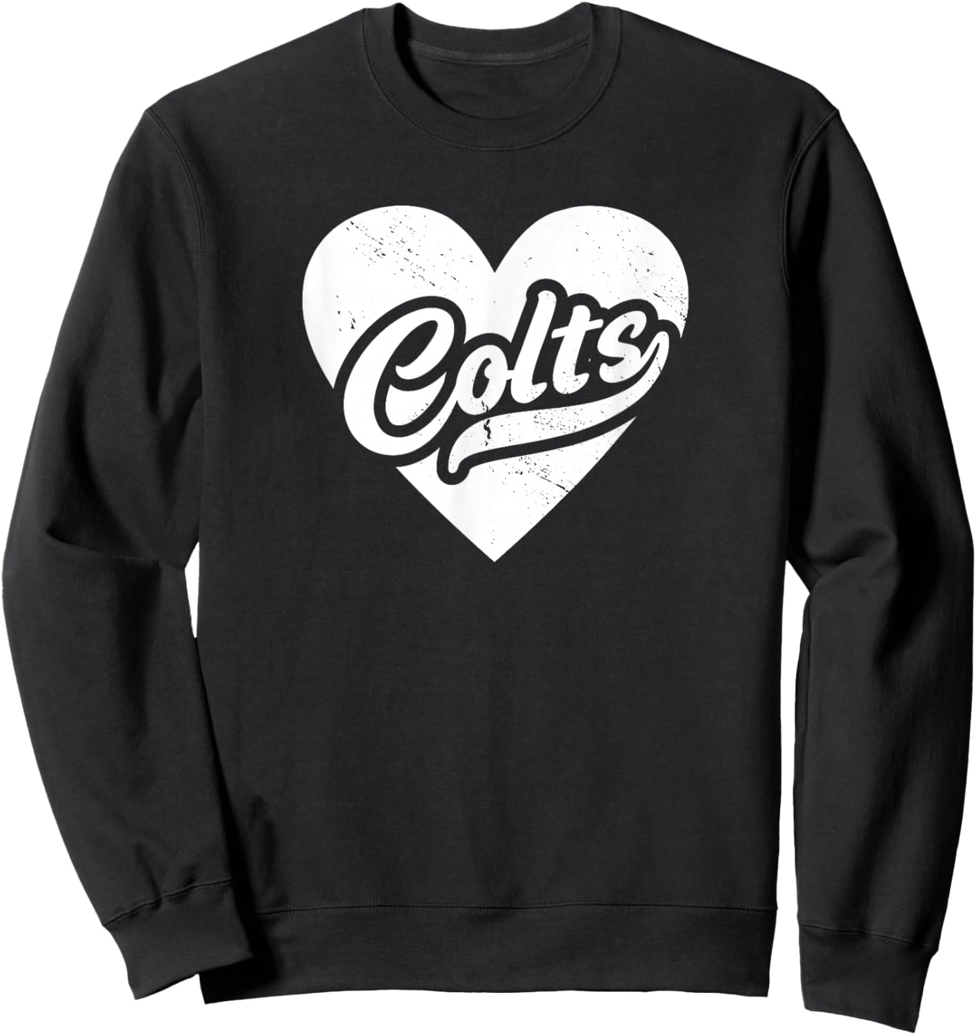 Vintage Colts School Spirit Go Colts Love Sweatshirt - Sweatshirt | Black
