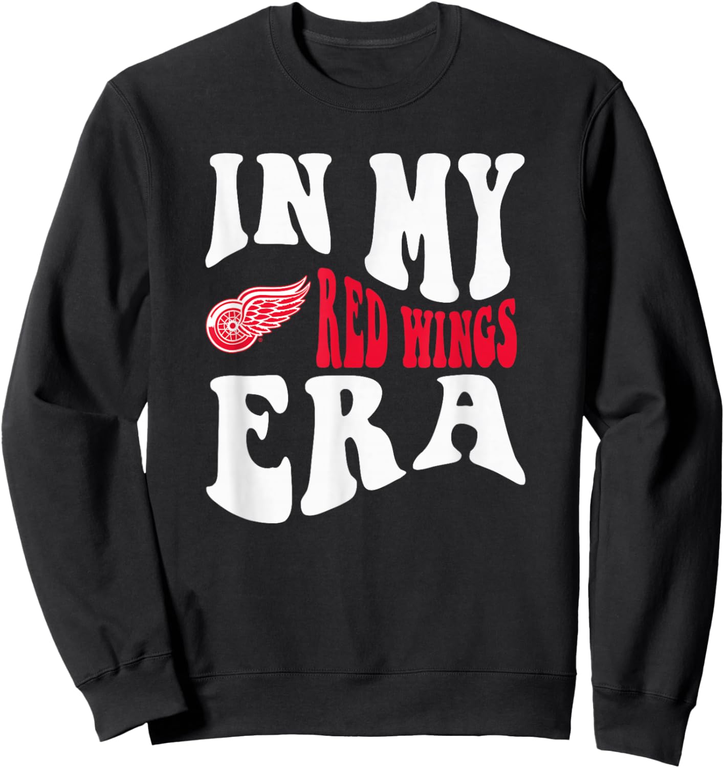 Detroit Red Wings Era Officially Licensed Sweatshirt - Sweatshirt | Black