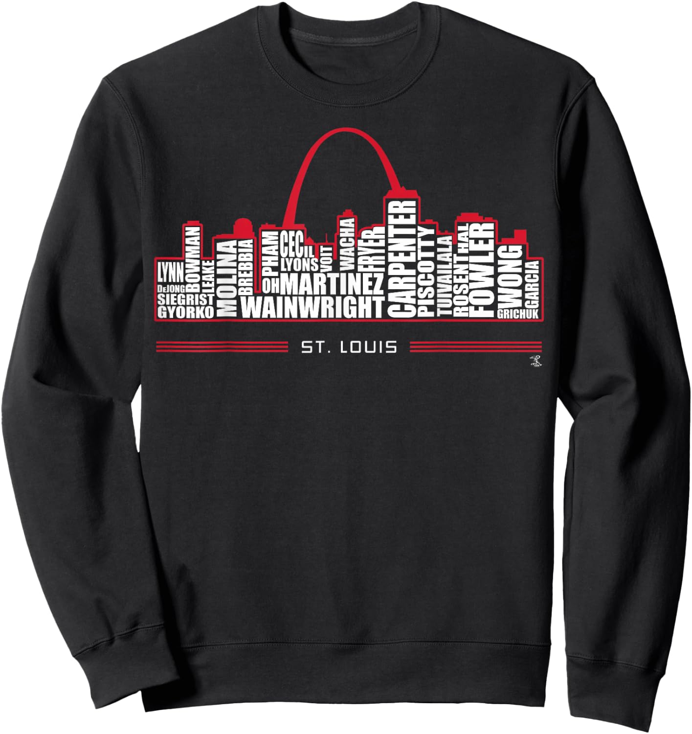 2019 Yadier Molina Skyline - Apparel Sweatshirt - Sweatshirt | Black