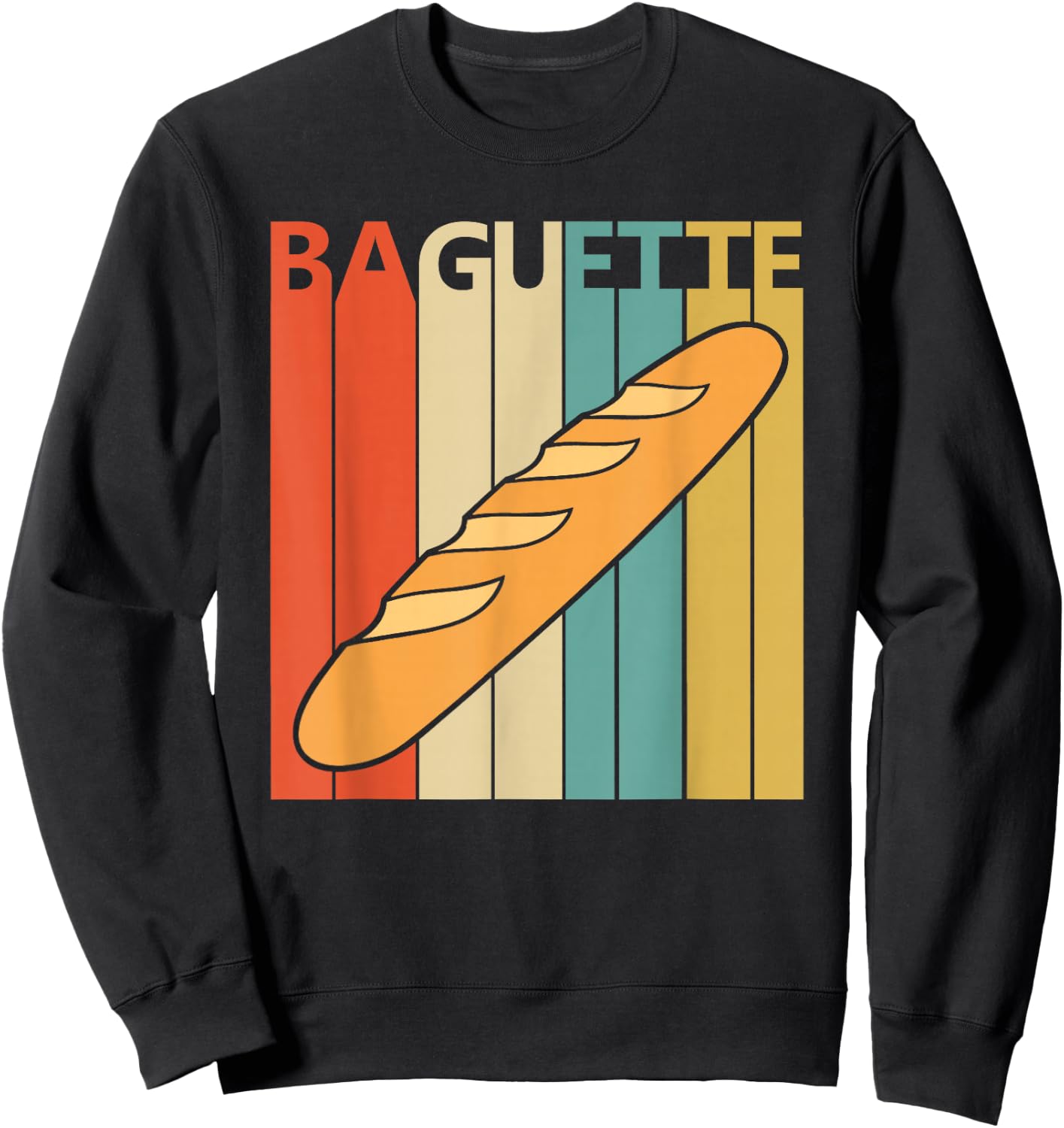 Vintage Baguette Sweatshirt - Sweatshirt | Black