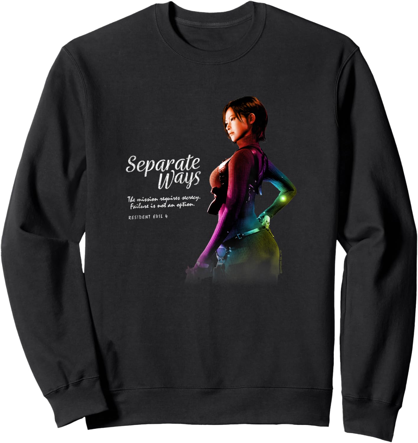 RESIDENT EVIL 4 Gaming Design Sweatshirt - Sweatshirt | Black