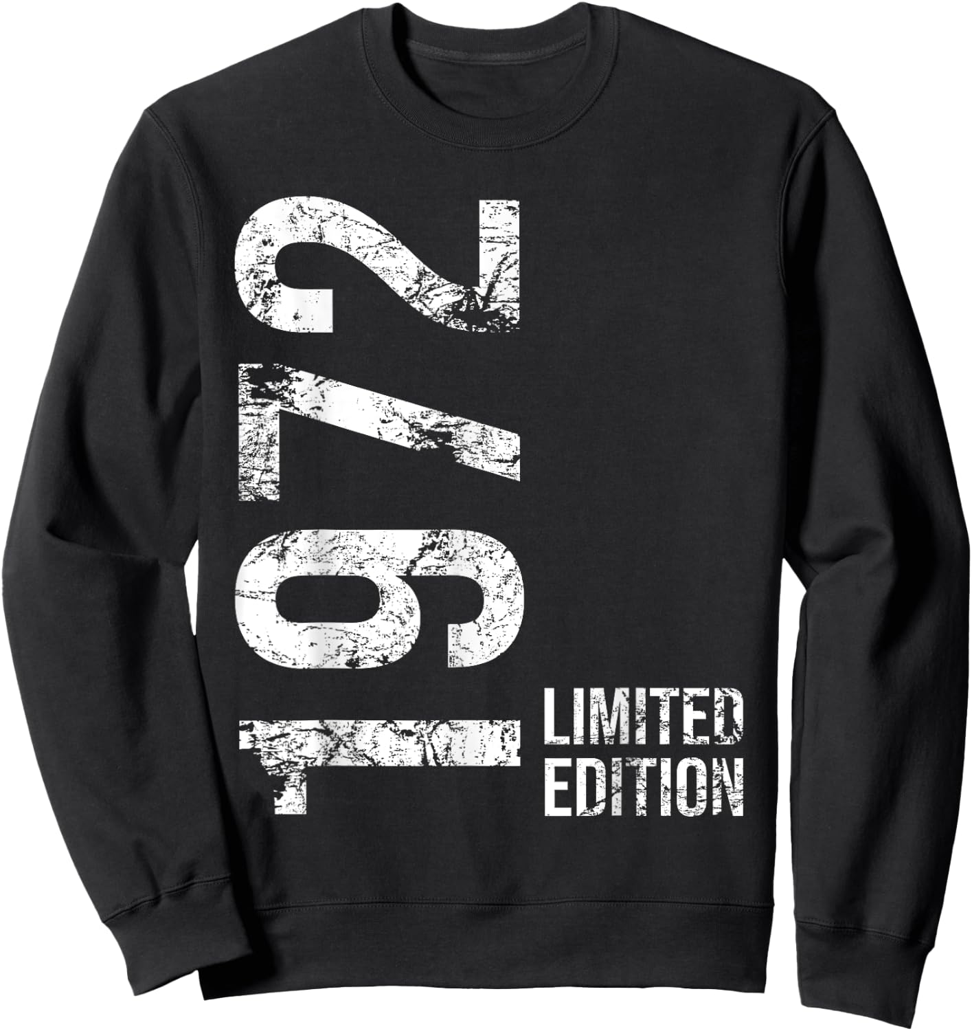 53rd Birthday 53 Years Old Man Woman Vintage 1972 Sweatshirt - Sweatshirt | Black