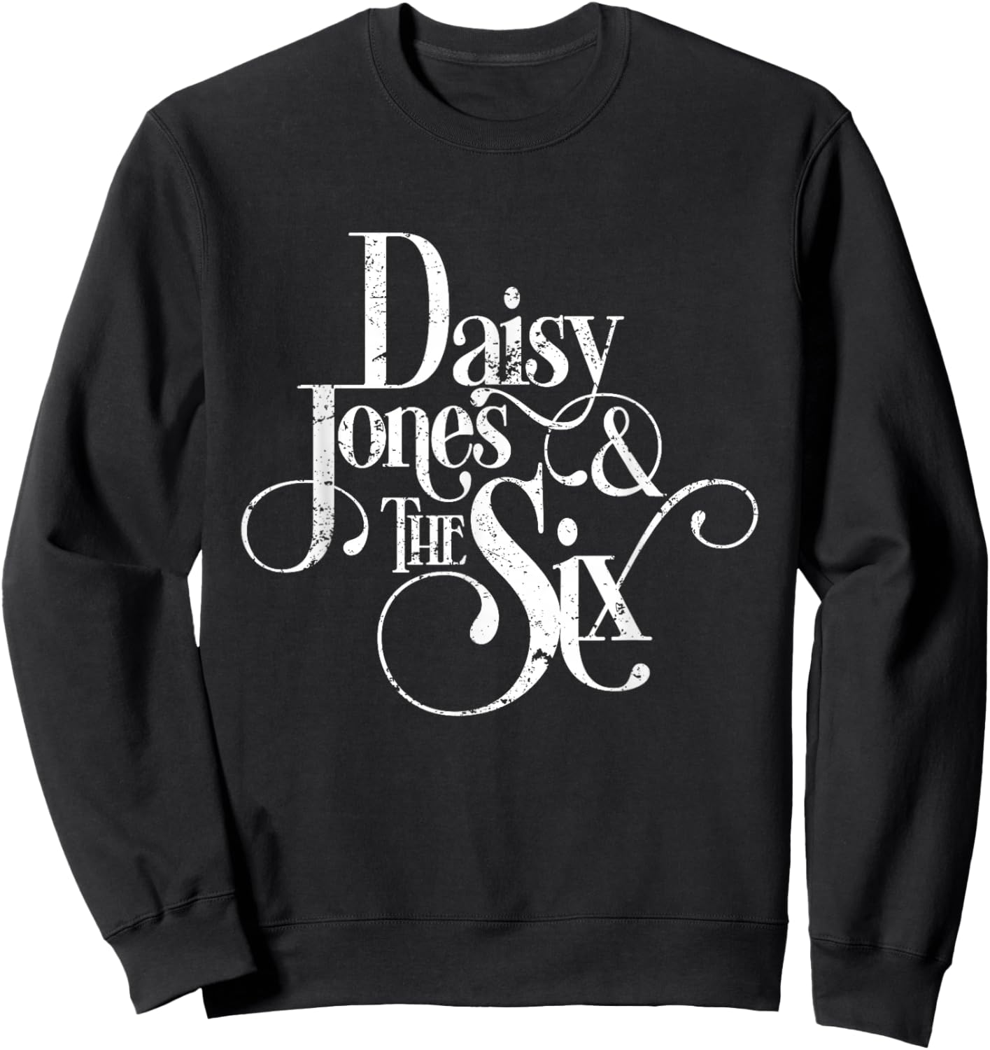 Daisy Jones & the Six - Vintage Band Logo Sweatshirt - Sweatshirt | Black