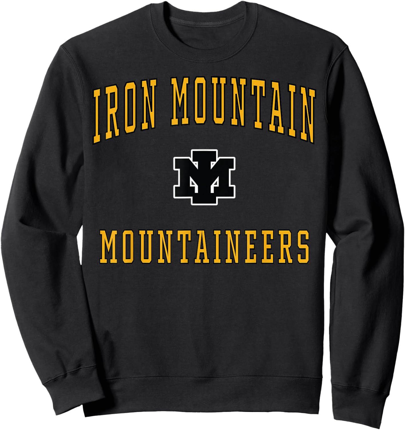 Iron Mountain High School Mountaineers Sweatshirt - Sweatshirt | Black