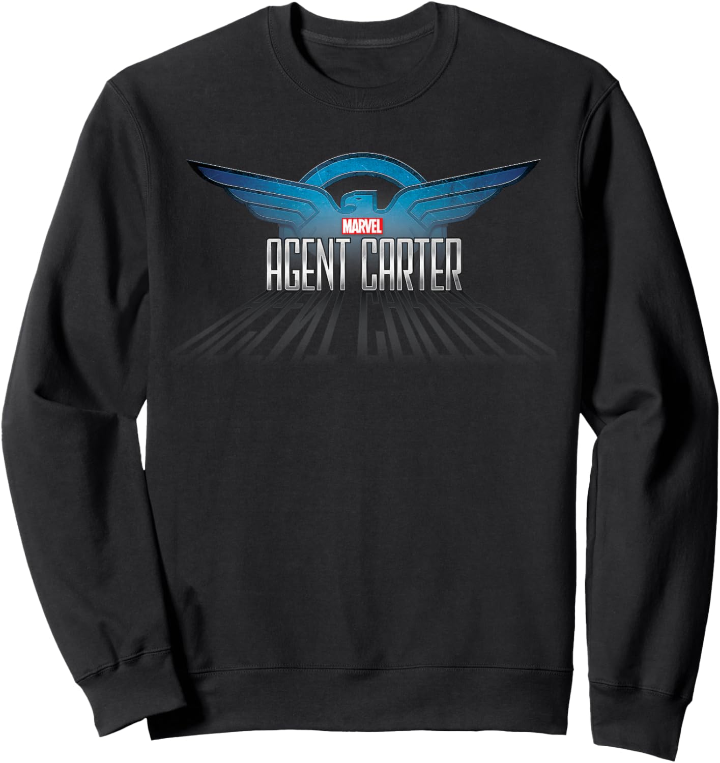 Marvel Agent Carter Series Logo Sweatshirt - Sweatshirt | Black