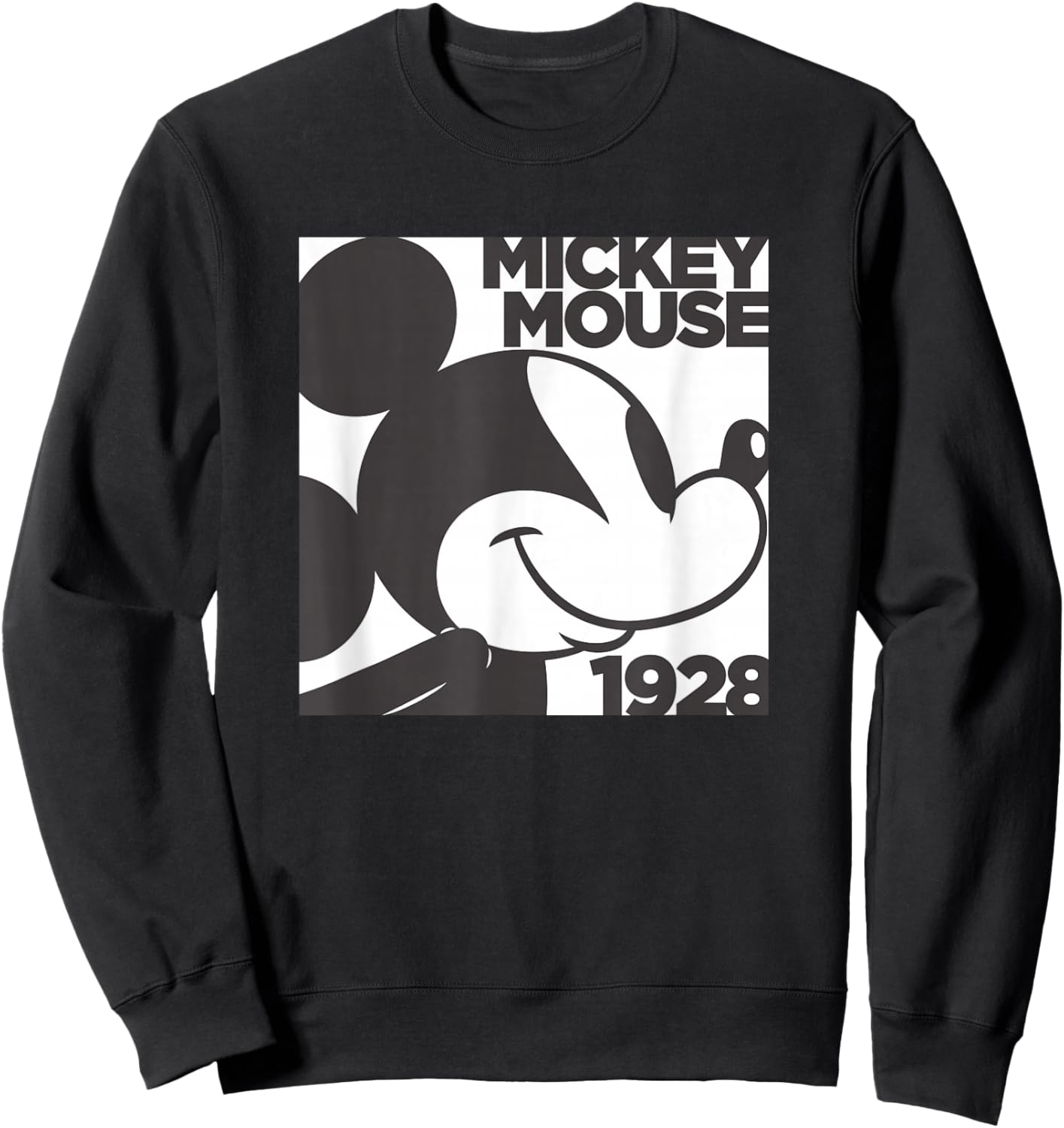 Boxed In Mickey Mouse 1928 Sweatshirt - Sweatshirt | Black