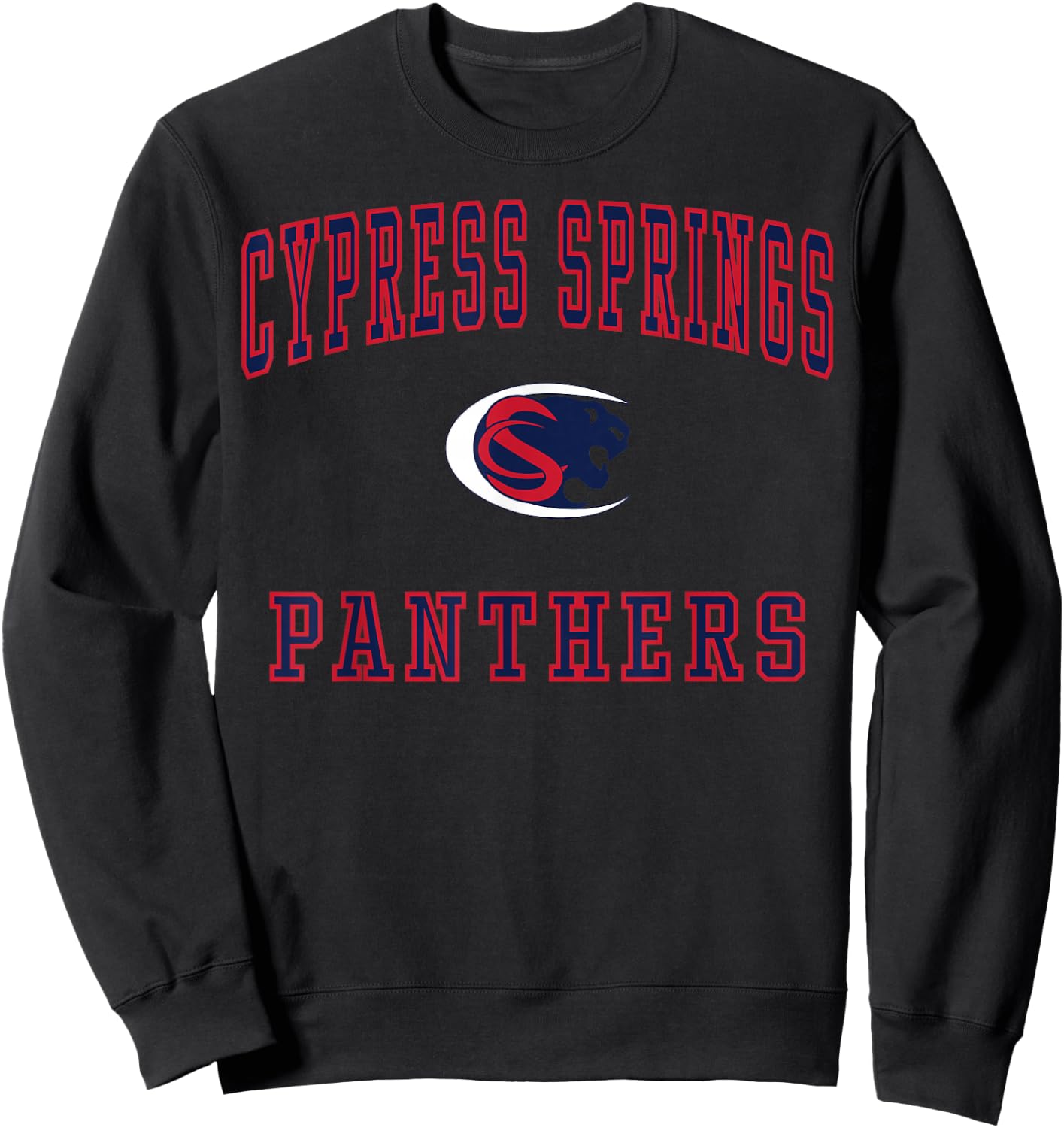 Cypress Springs High School Panthers C1 Sweatshirt - Sweatshirt | Black
