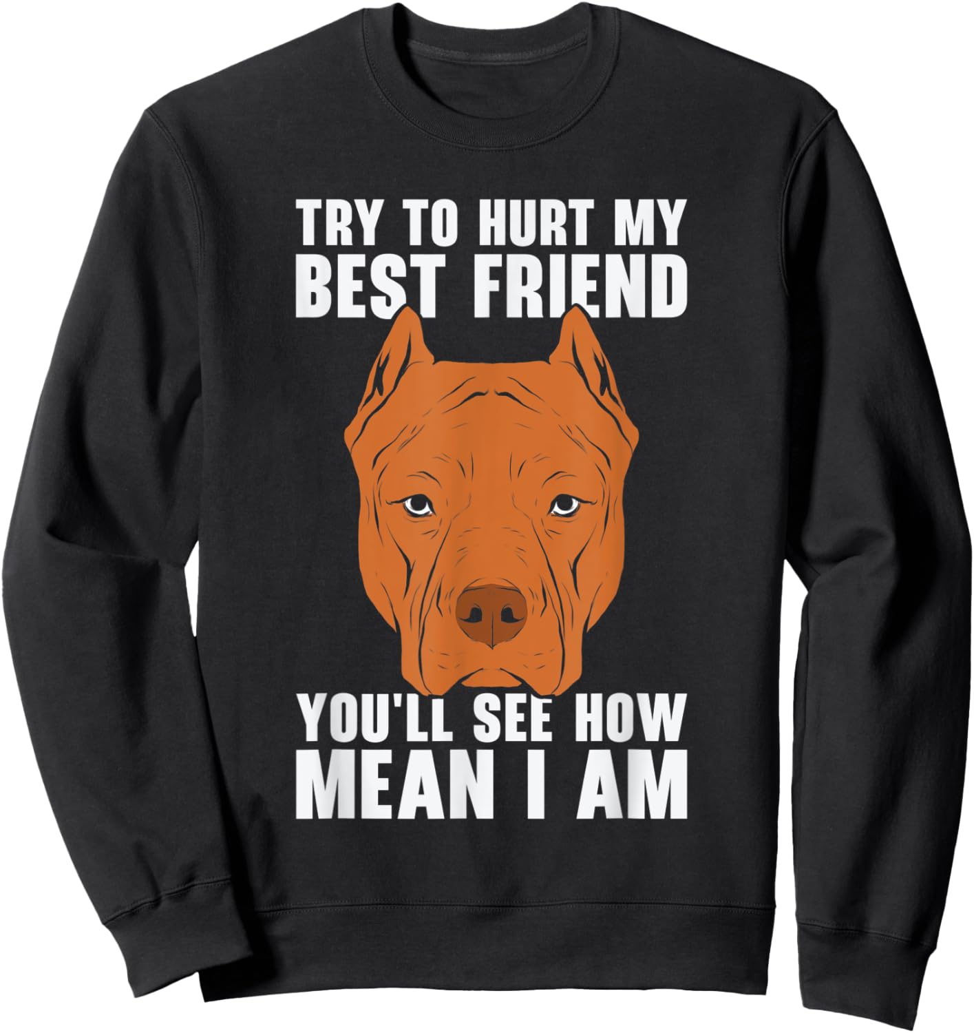 Pitbull Dog Owner American Bully Women Sweatshirt - Sweatshirt | Black