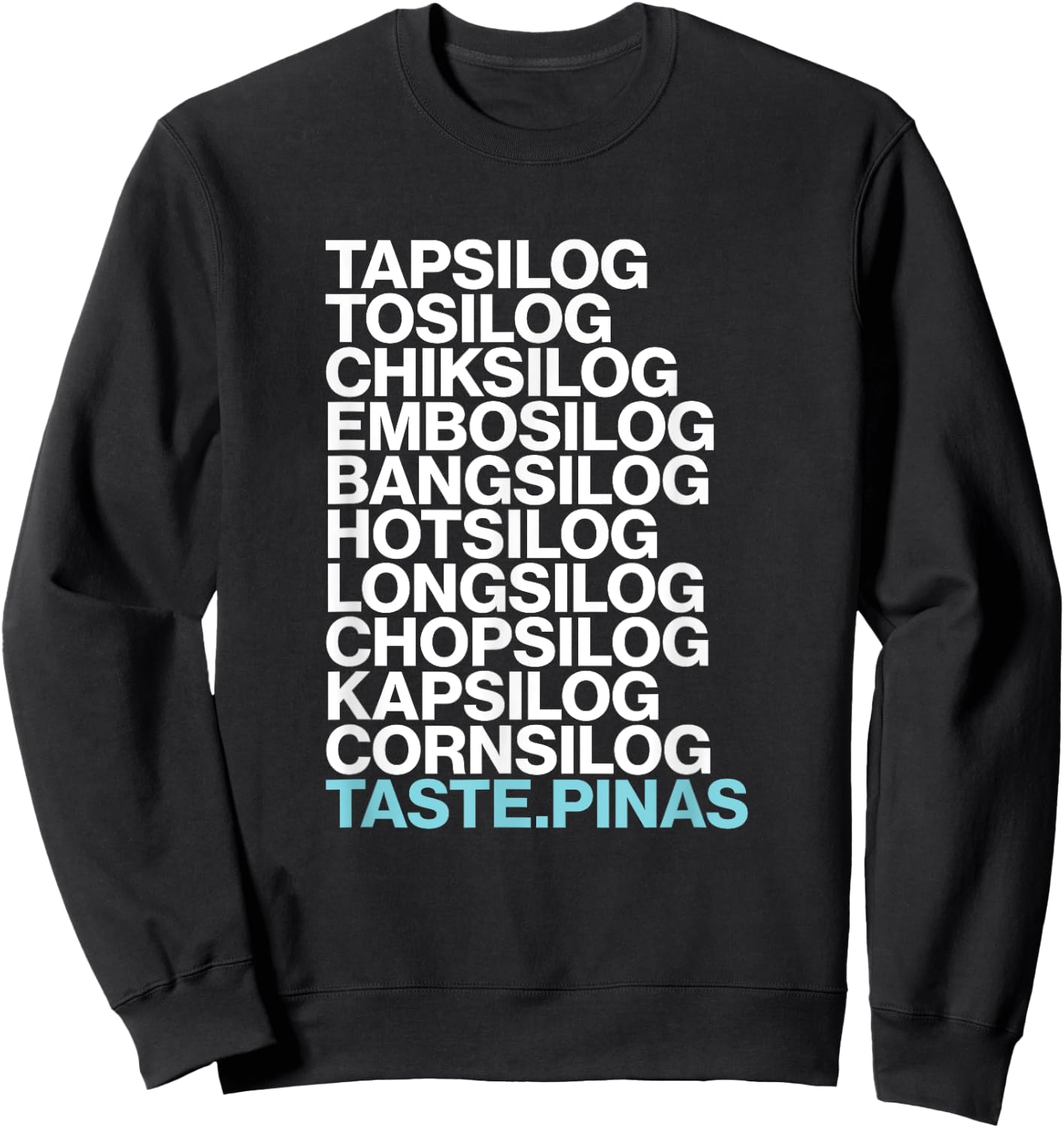 Team Manila Silog Filipino Food Sweatshirt - Sweatshirt | Black